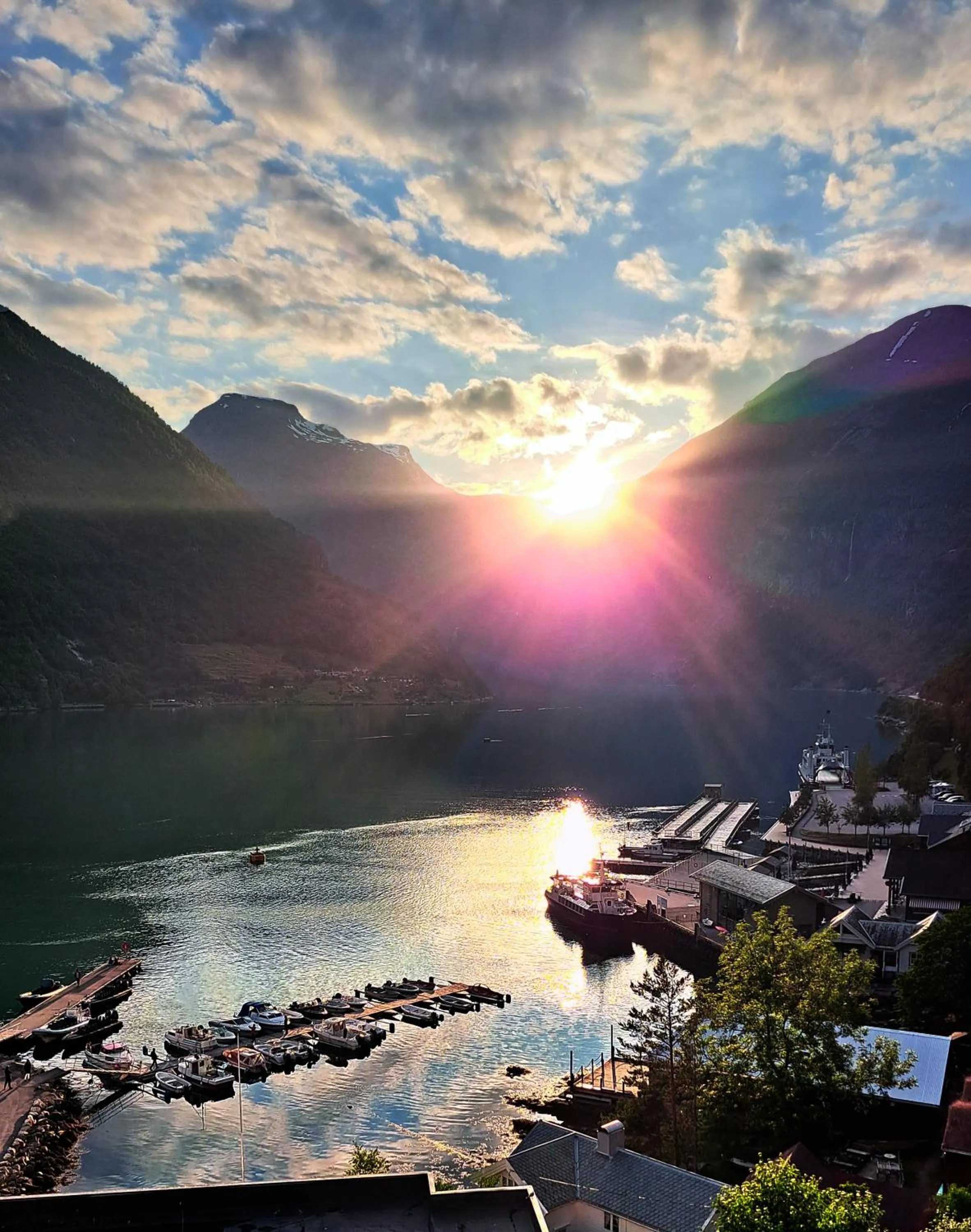 View (from property/room) in Havila Hotel Geiranger