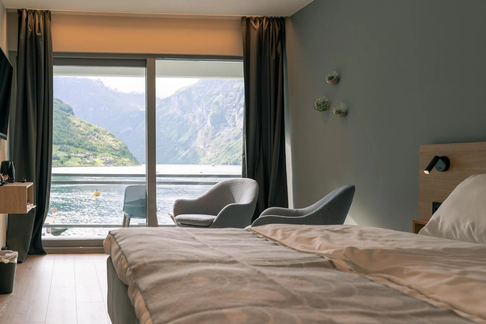 Bed in Havila Hotel Geiranger