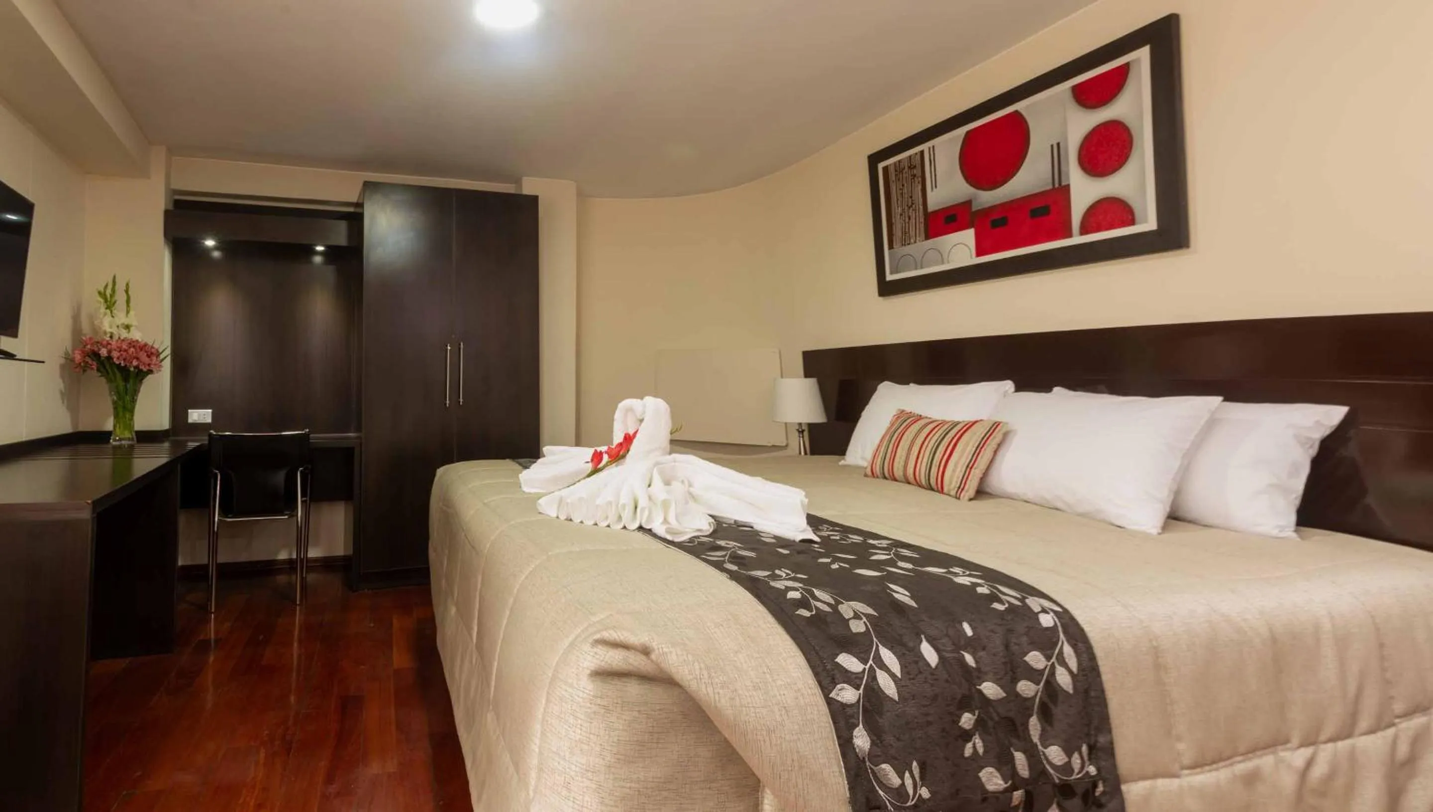 Bed in Group House Apart Hotel