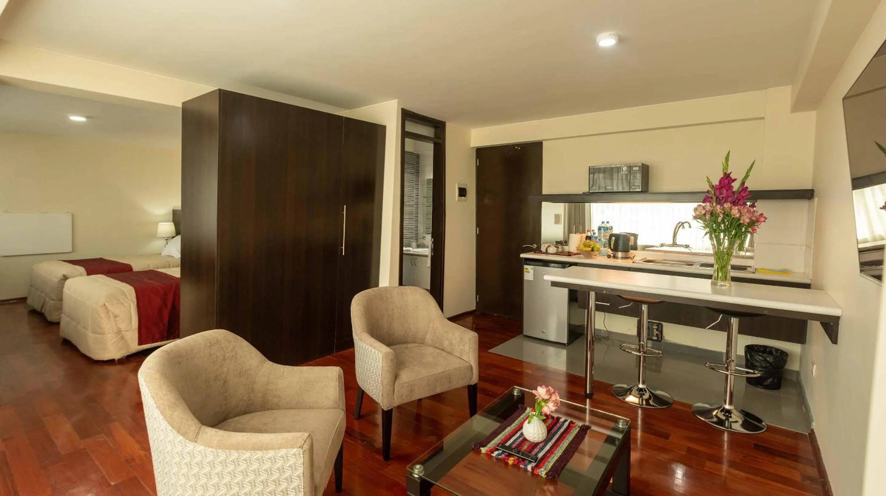 Living room in Group House Apart Hotel