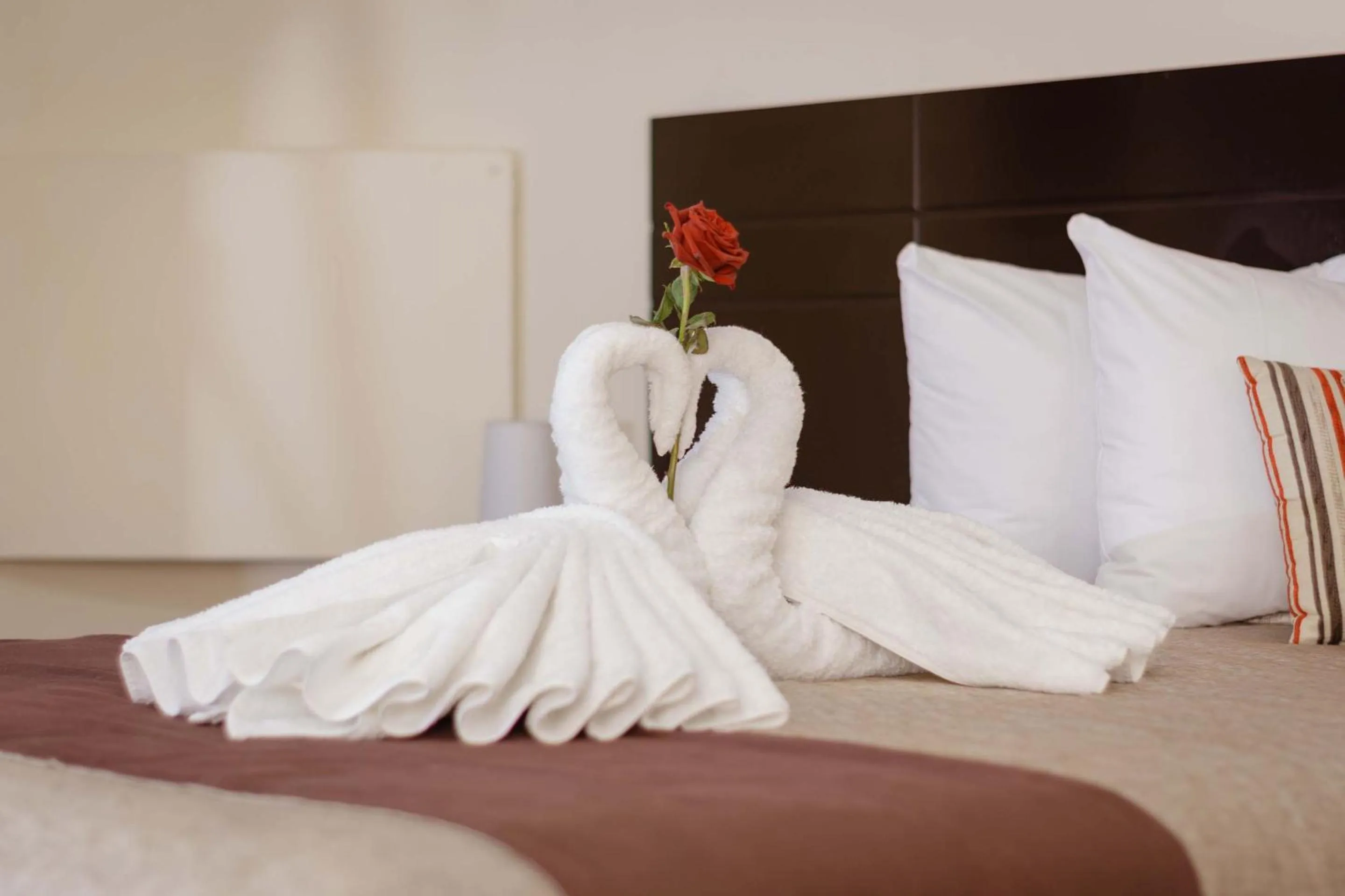 Decorative detail, Bed in Group House Apart Hotel