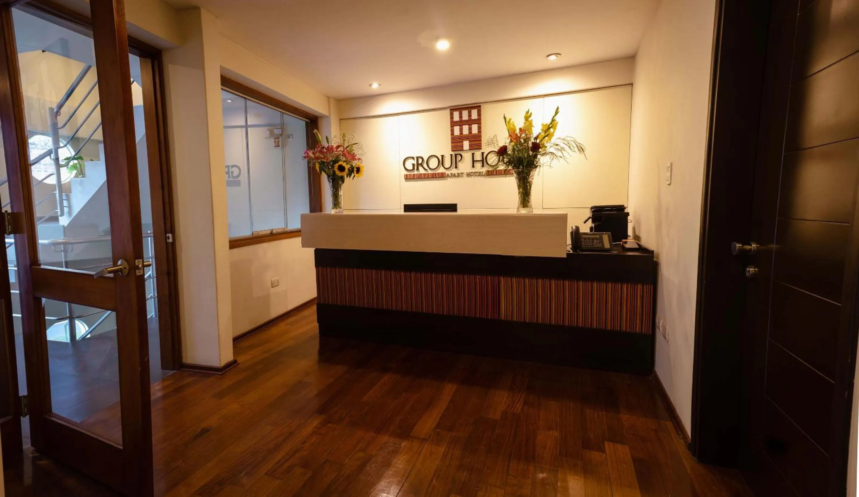Lobby or reception in Group House Apart Hotel