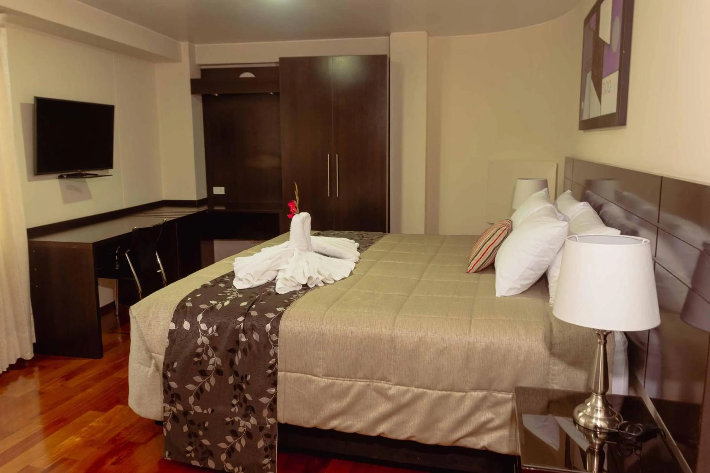 Bedroom, Bed in Group House Apart Hotel