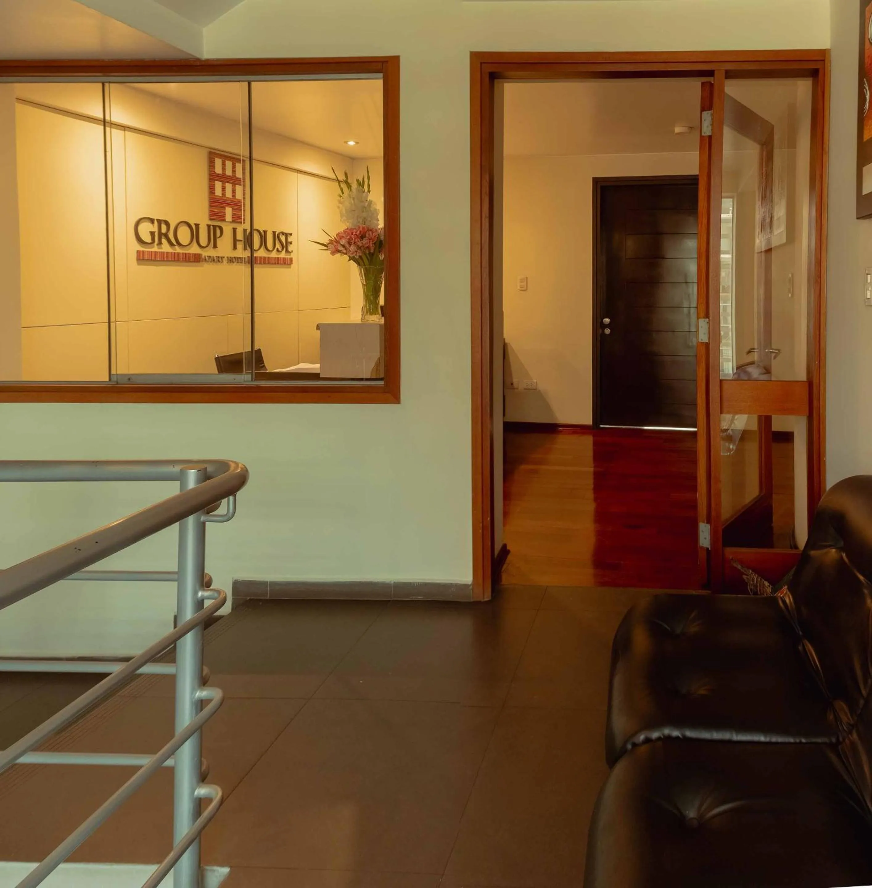 Lobby or reception in Group House Apart Hotel