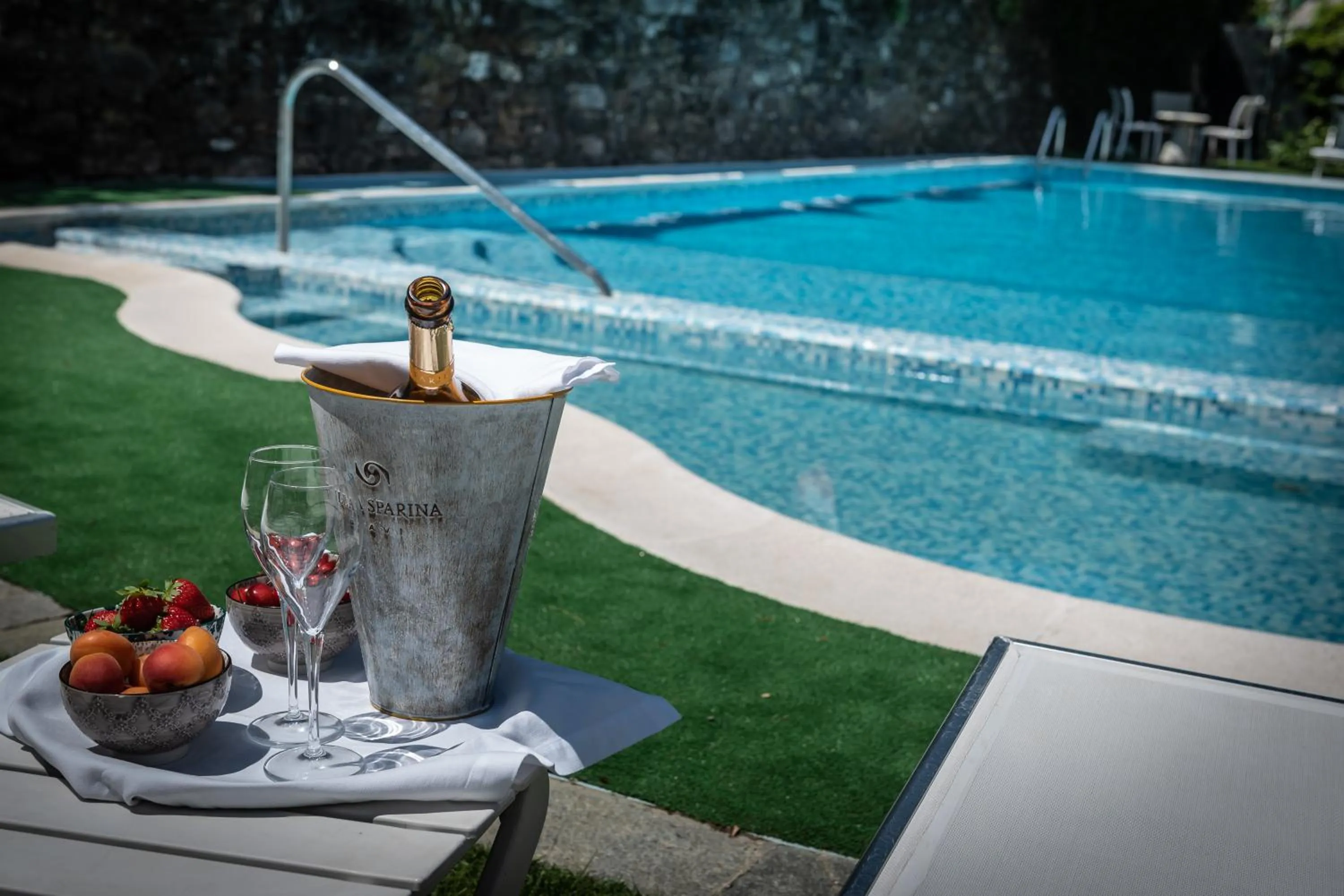 Pool view in Manuelina Taste Hotel