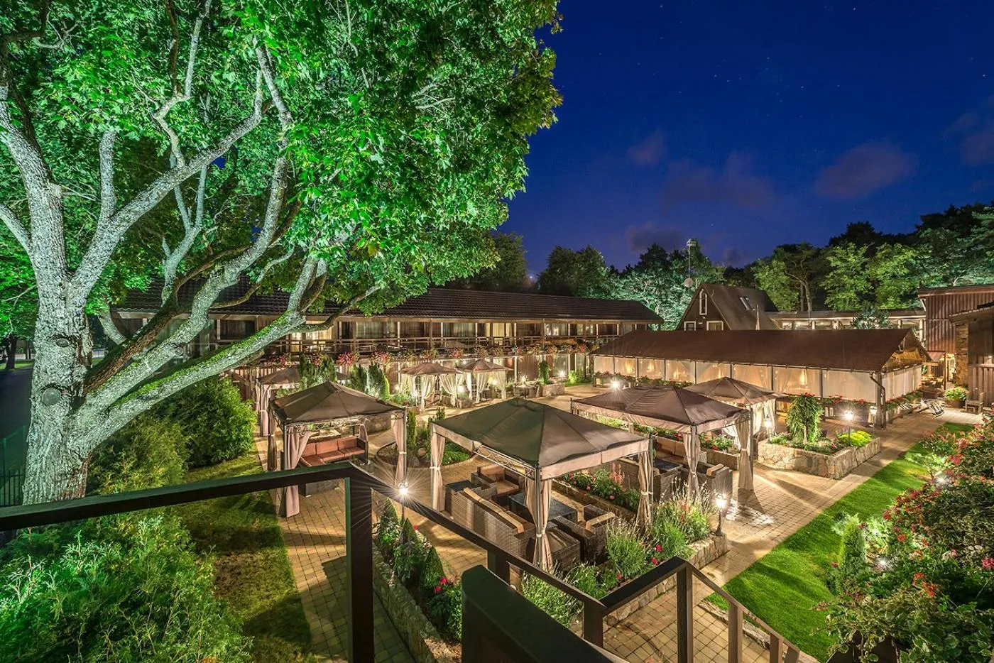 Patio in Hotel Pušų paunksnėje
