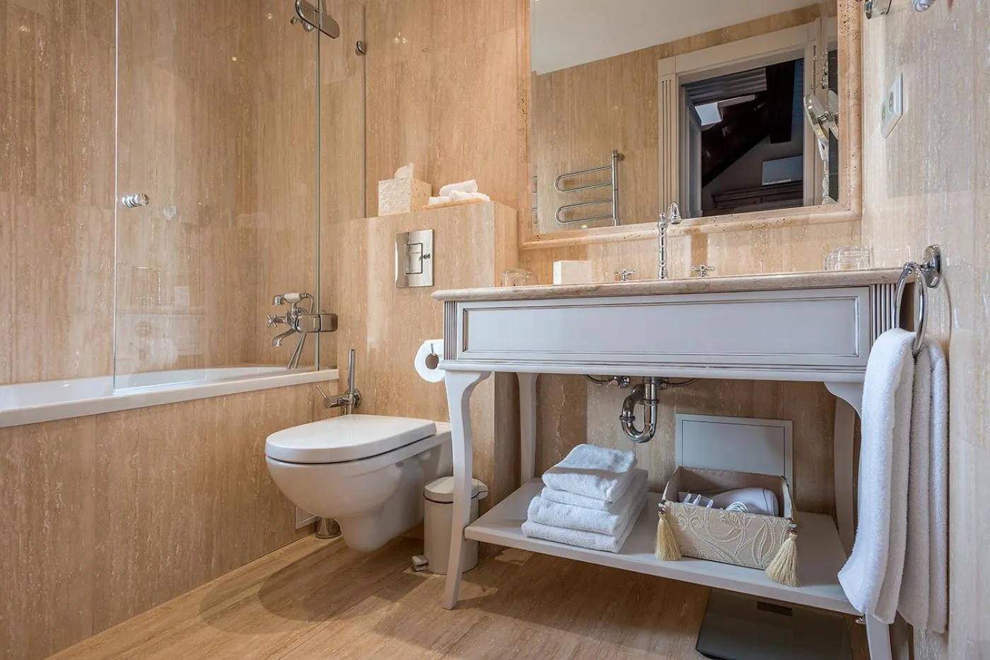 Shower in Hotel Pušų paunksnėje