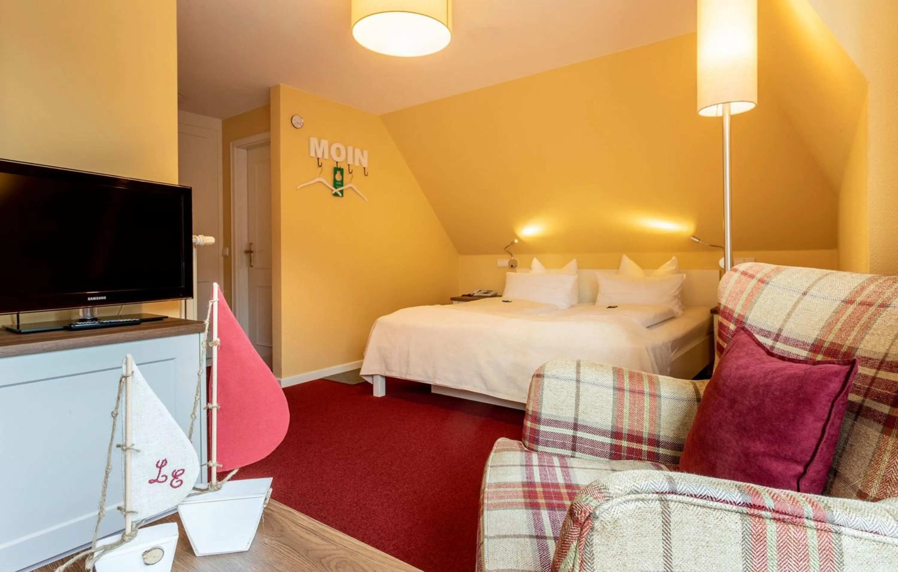 Bed in Hotel Landhaus Ellerbrock