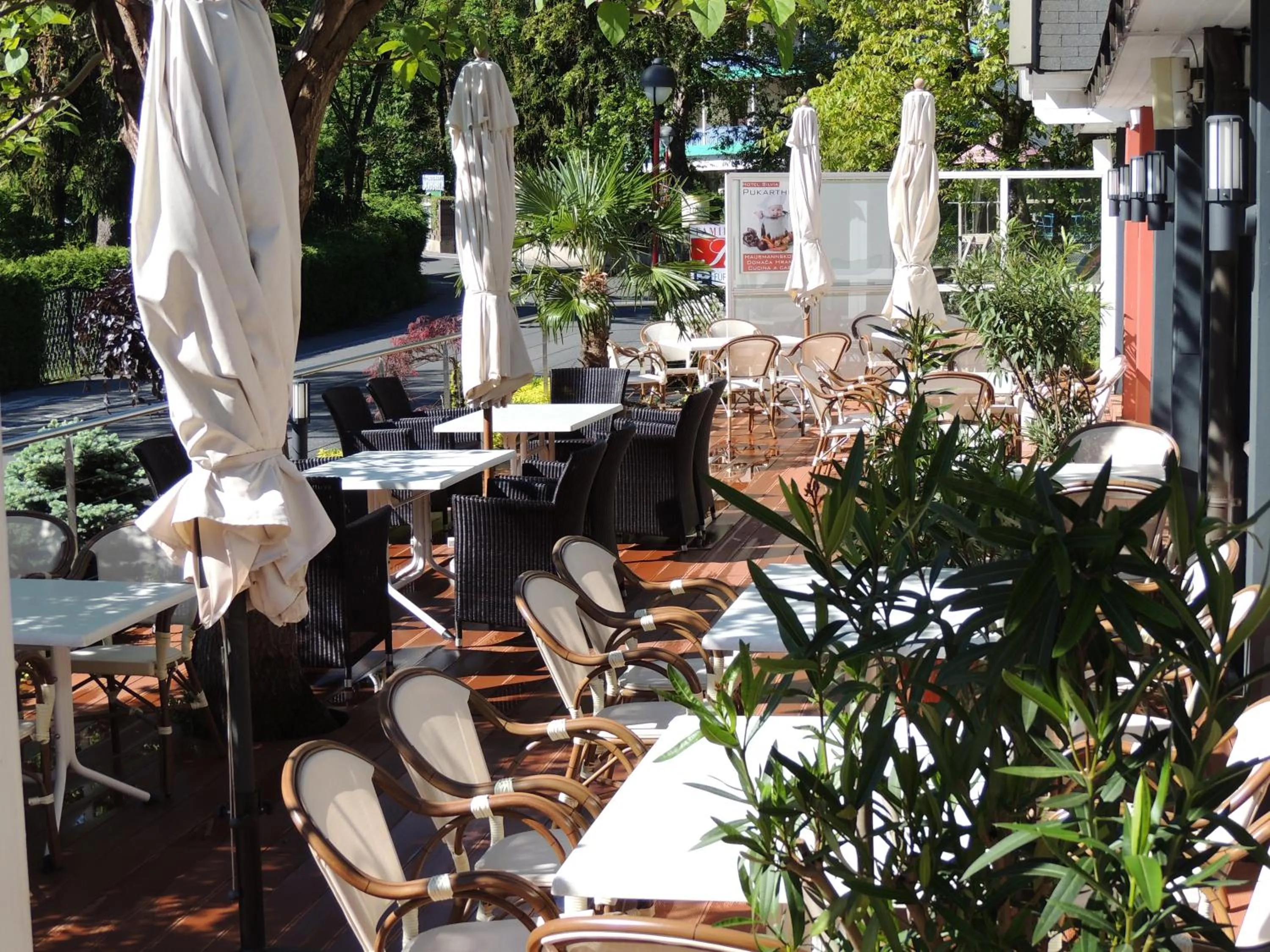 Balcony/Terrace in Hotel Silvia