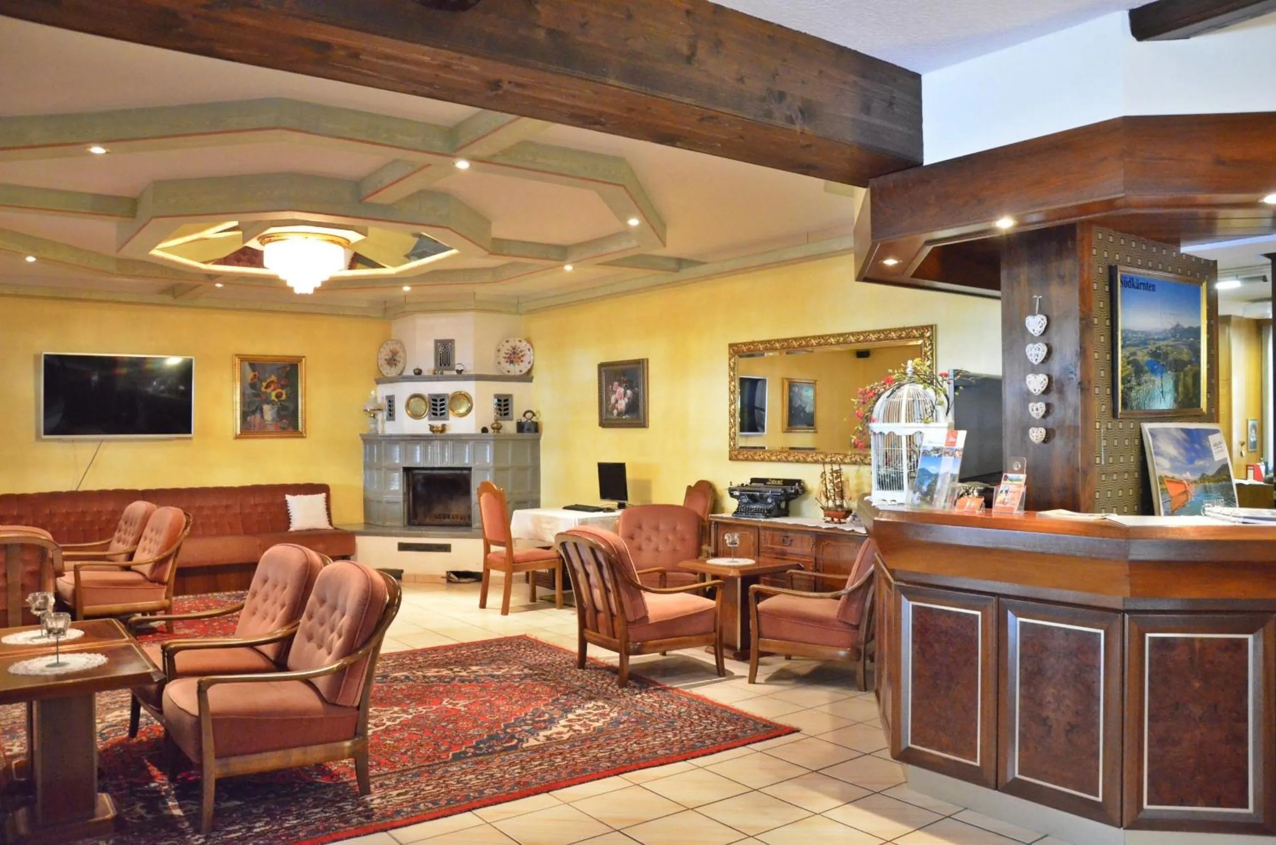 Lobby or reception in Hotel Silvia