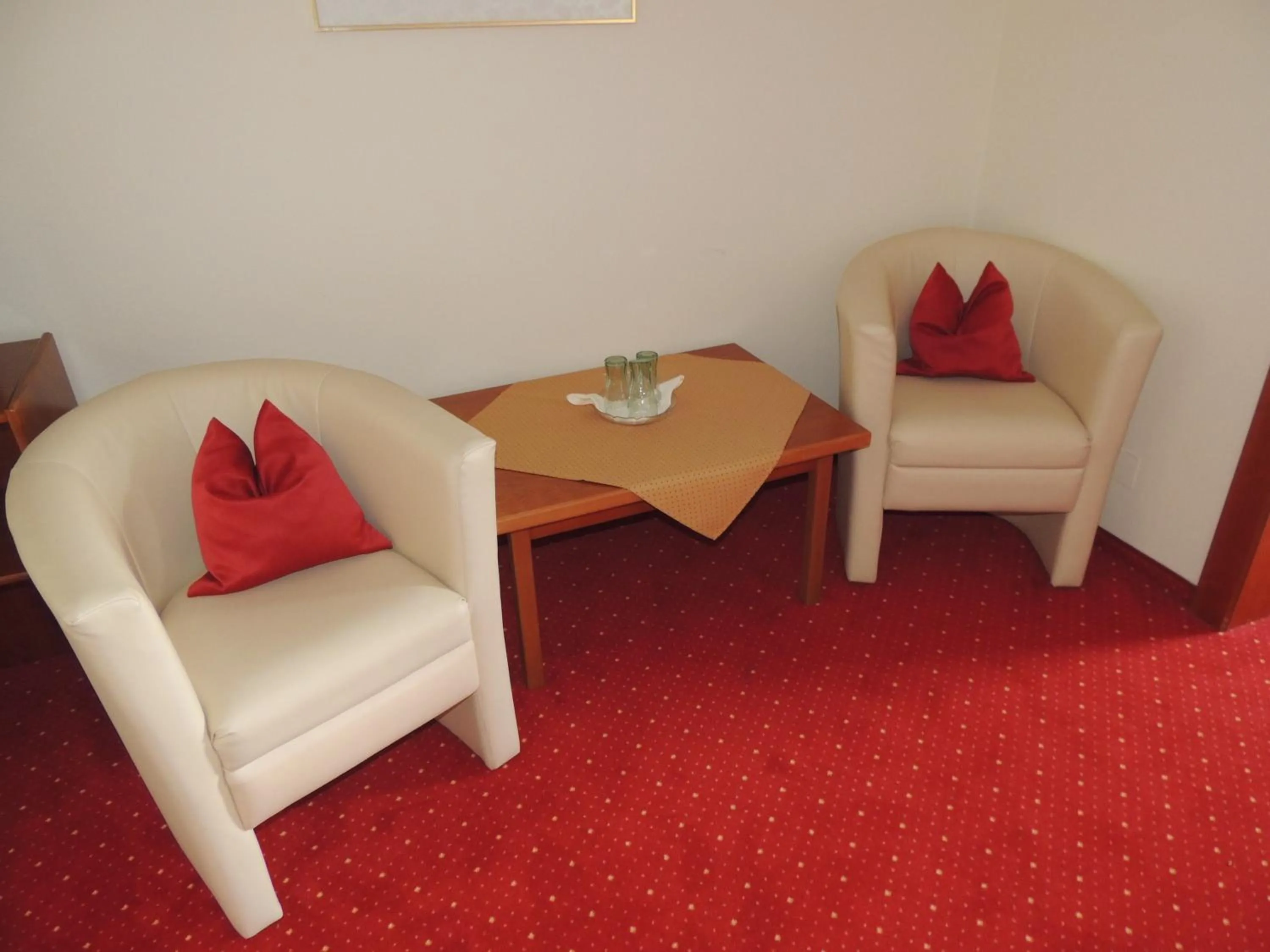 Seating area in Hotel Silvia