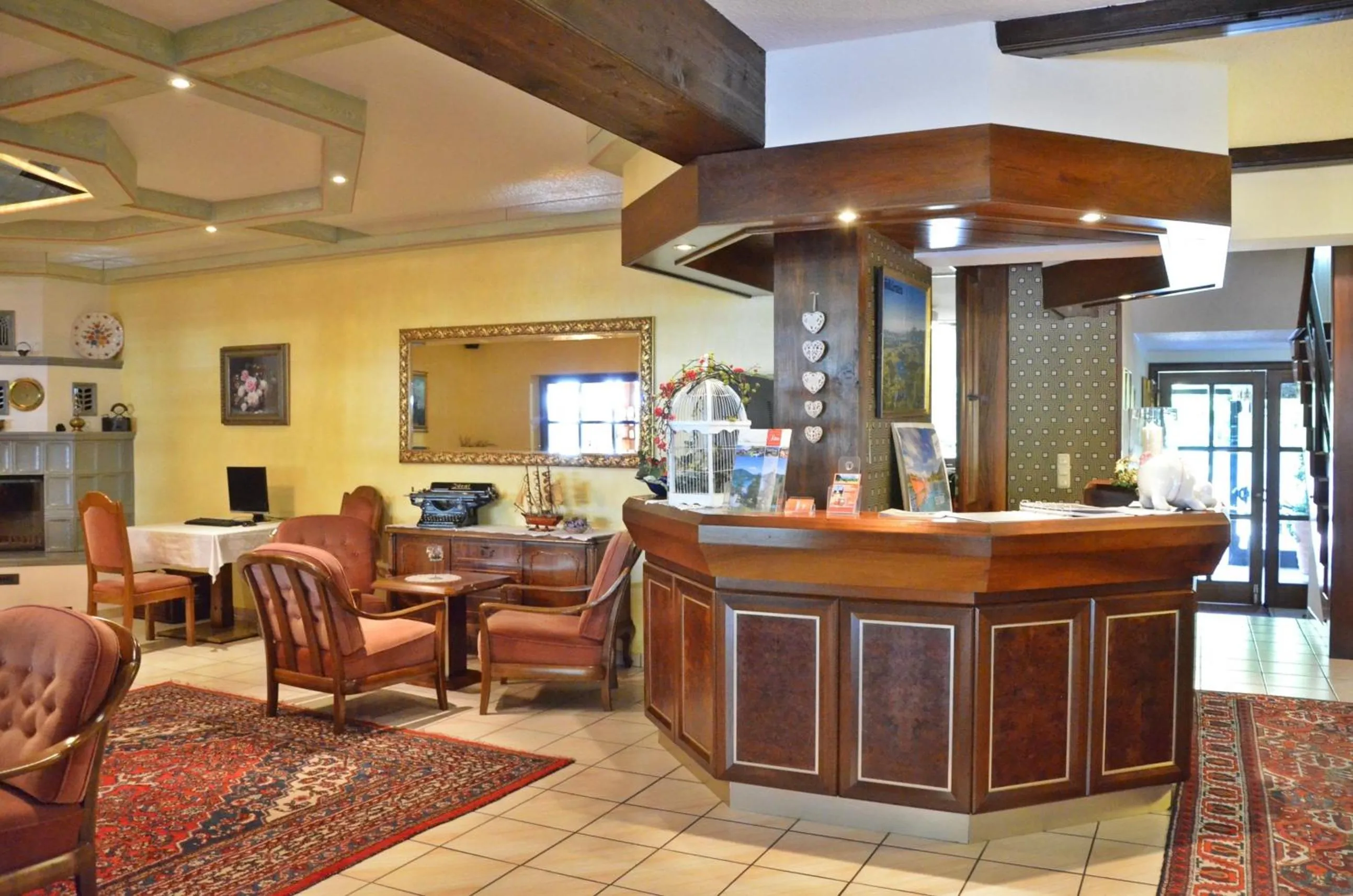 Lobby or reception in Hotel Silvia