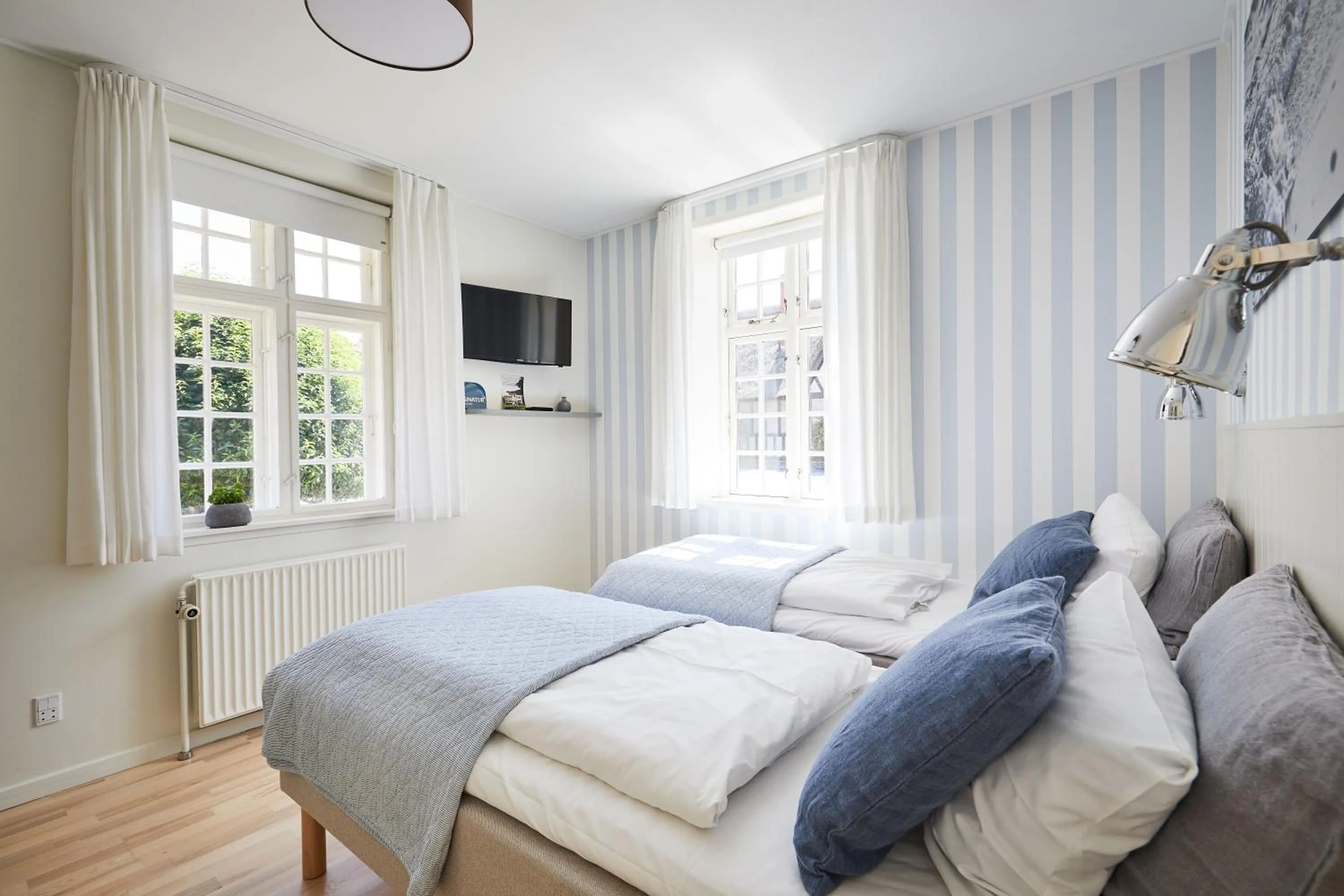 Bed in Gl. Avernæs Sinatur Hotel & Konference