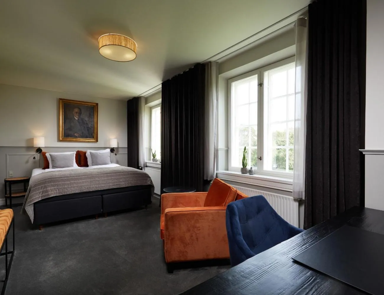 Bedroom, Bed in Gl. Avernæs Sinatur Hotel & Konference