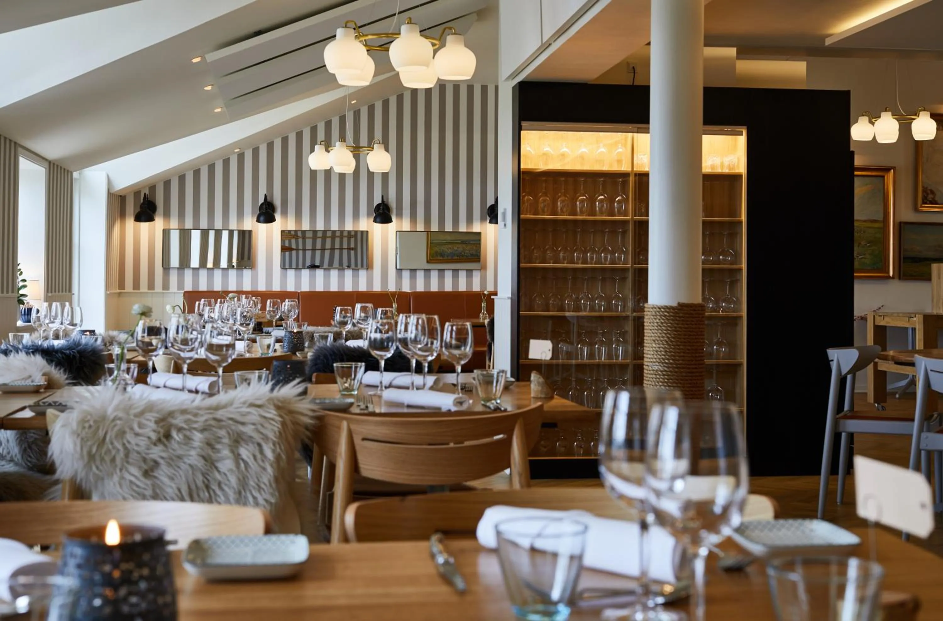 Restaurant/places to eat in Gl. Avernæs Sinatur Hotel & Konference