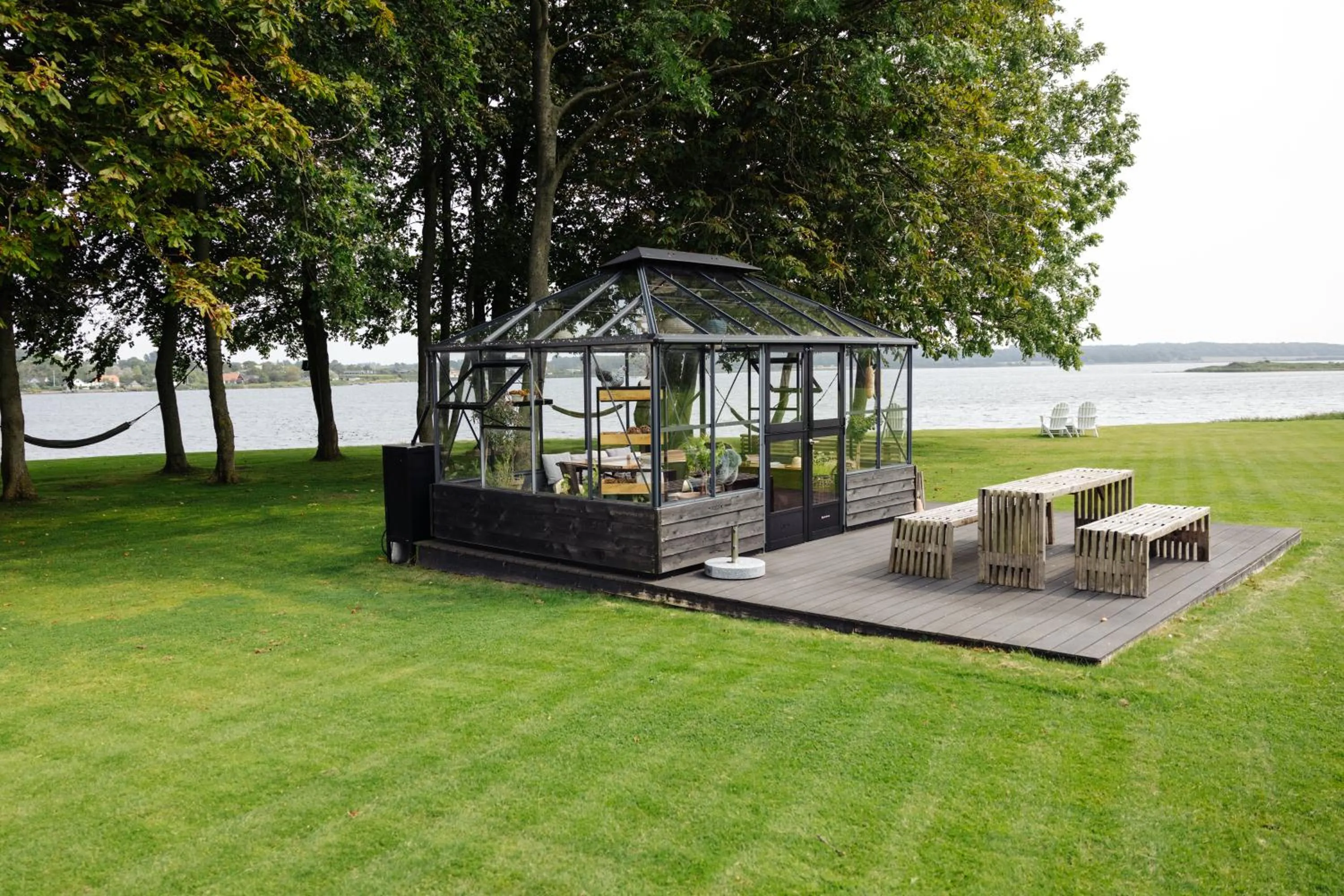 Garden in Gl. Avernæs Sinatur Hotel & Konference