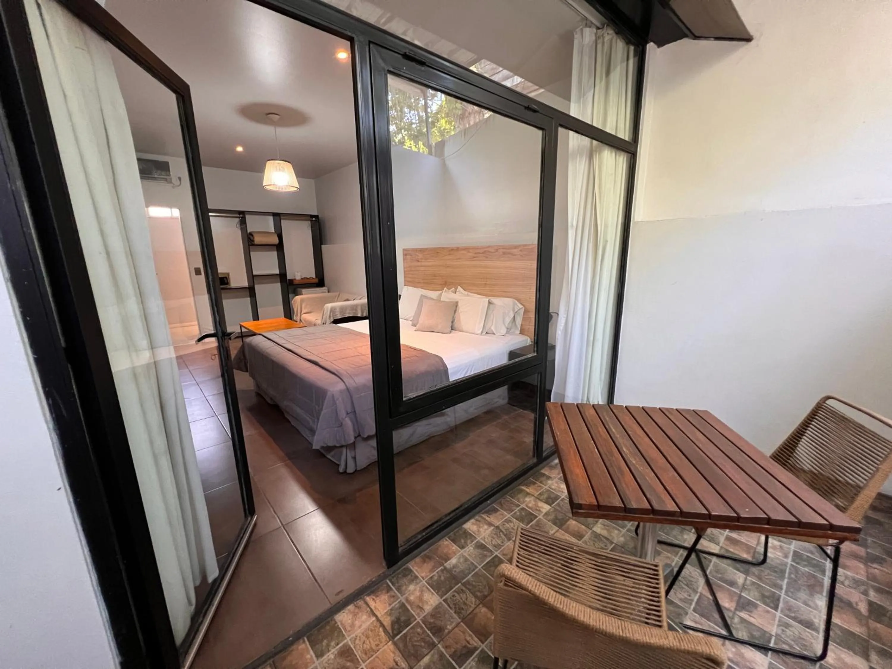 Patio, Bed in 5411 Soho Hotel