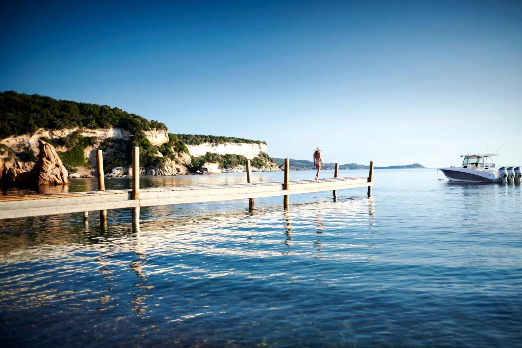 Natural landscape in U Capu Biancu