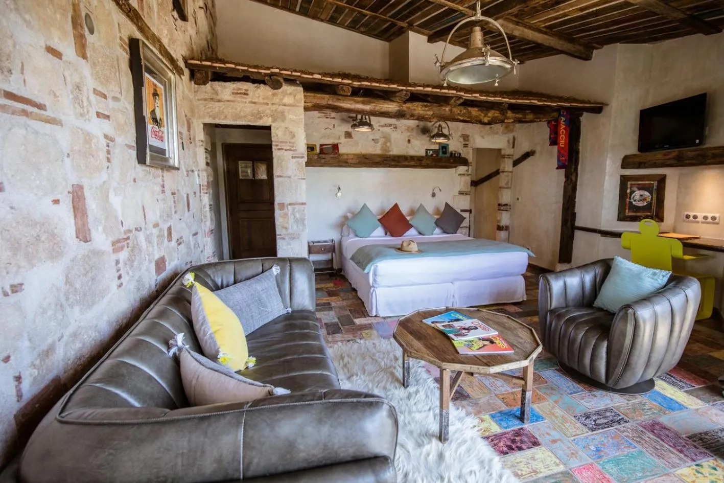 Communal lounge/ TV room in U Capu Biancu