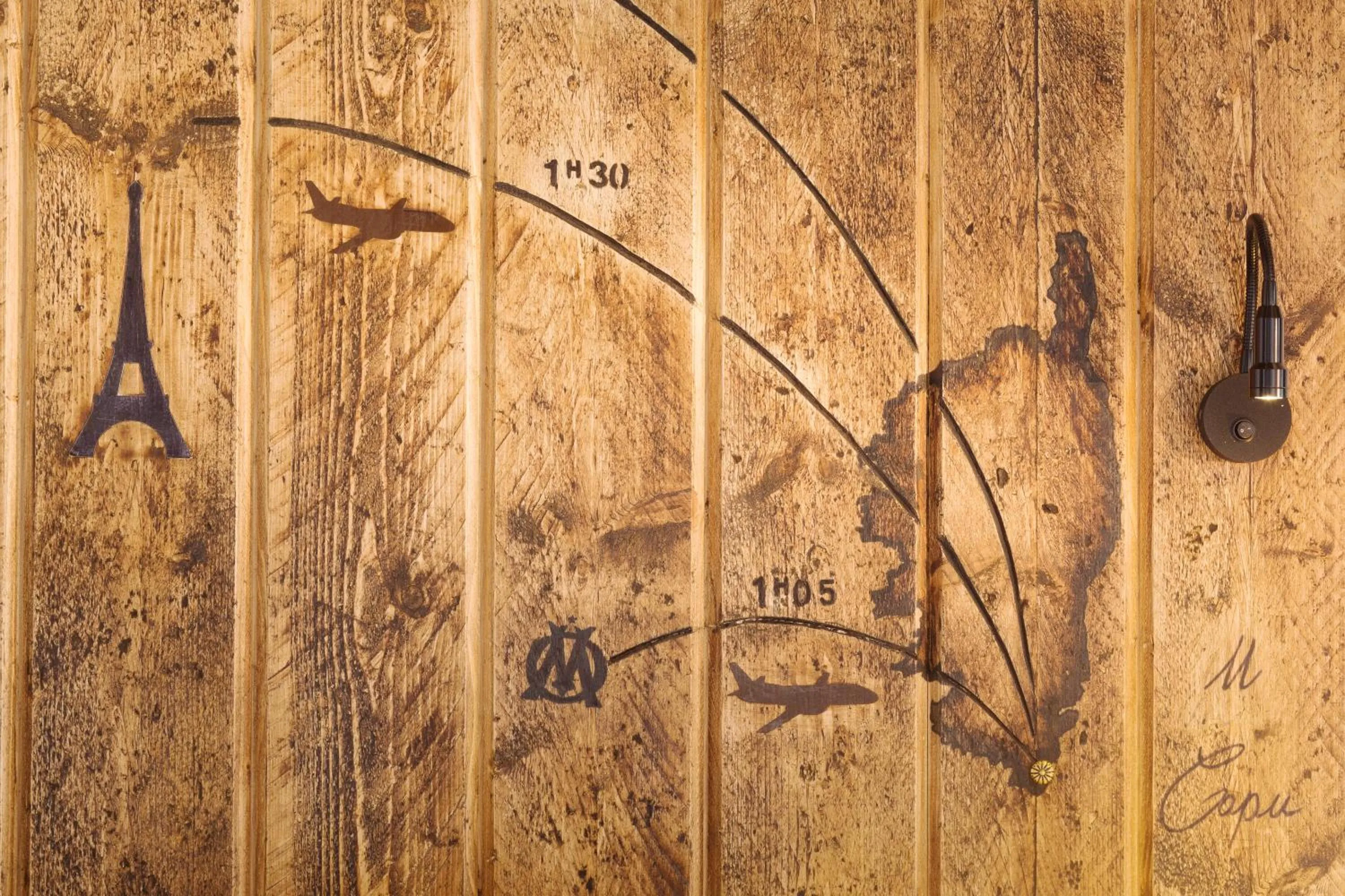 Decorative detail in U Capu Biancu