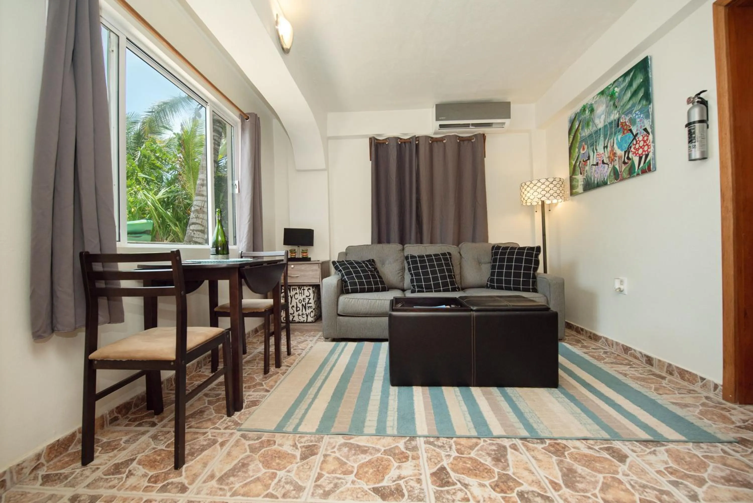 Seating area in Bella Vista Resort Belize