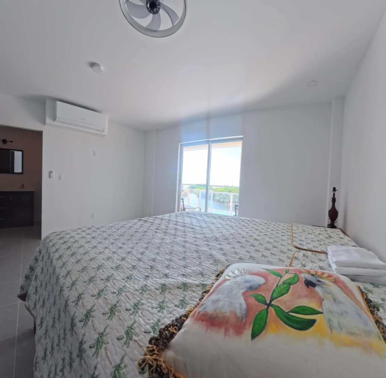 Bed in Bella Vista Resort Belize