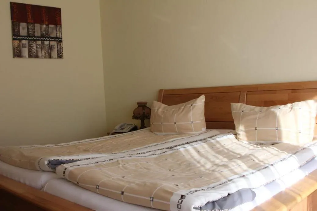 Bed in Pension Walddorf