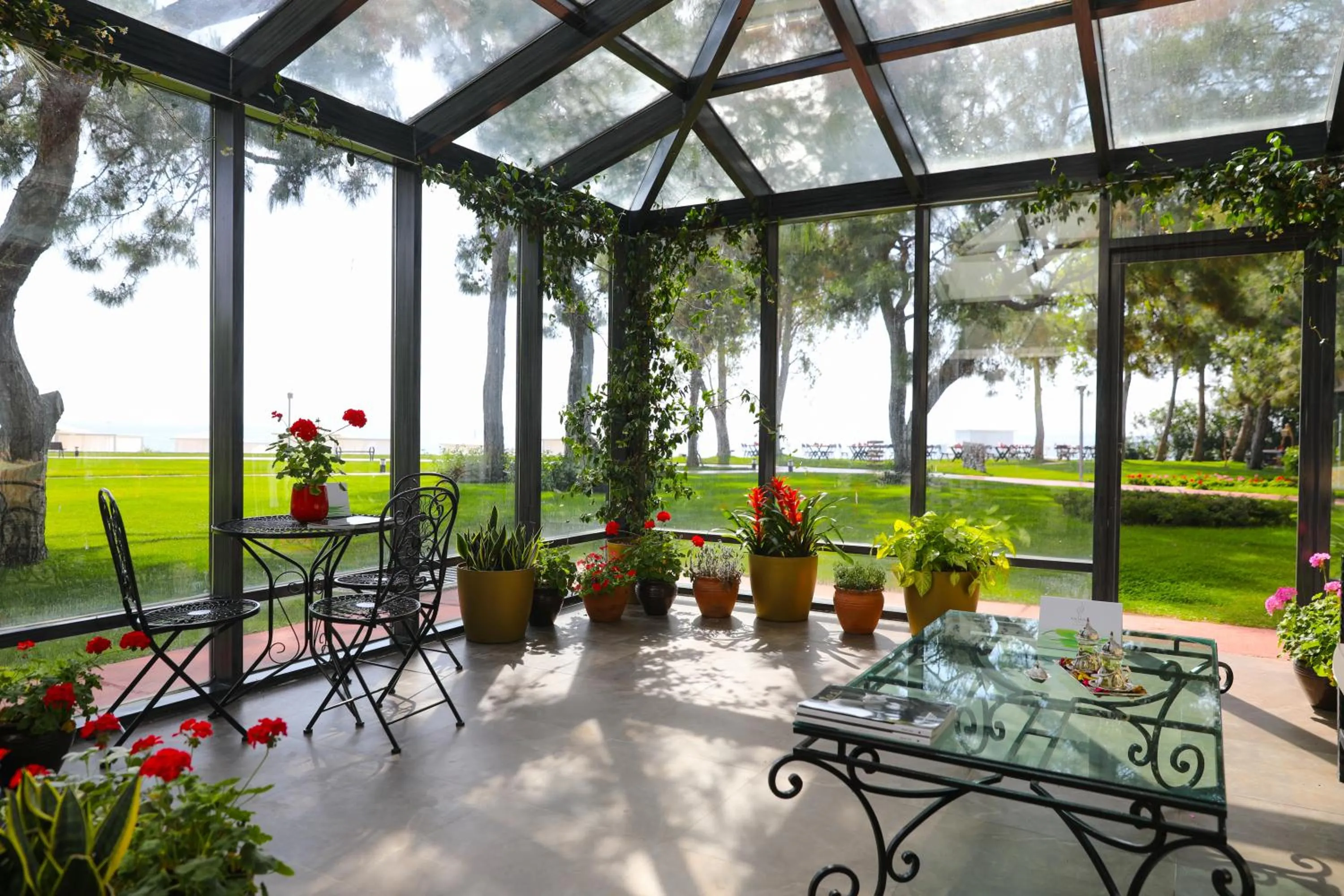 Patio in TUI Magic Life Rixos Beldibi - Adult Only