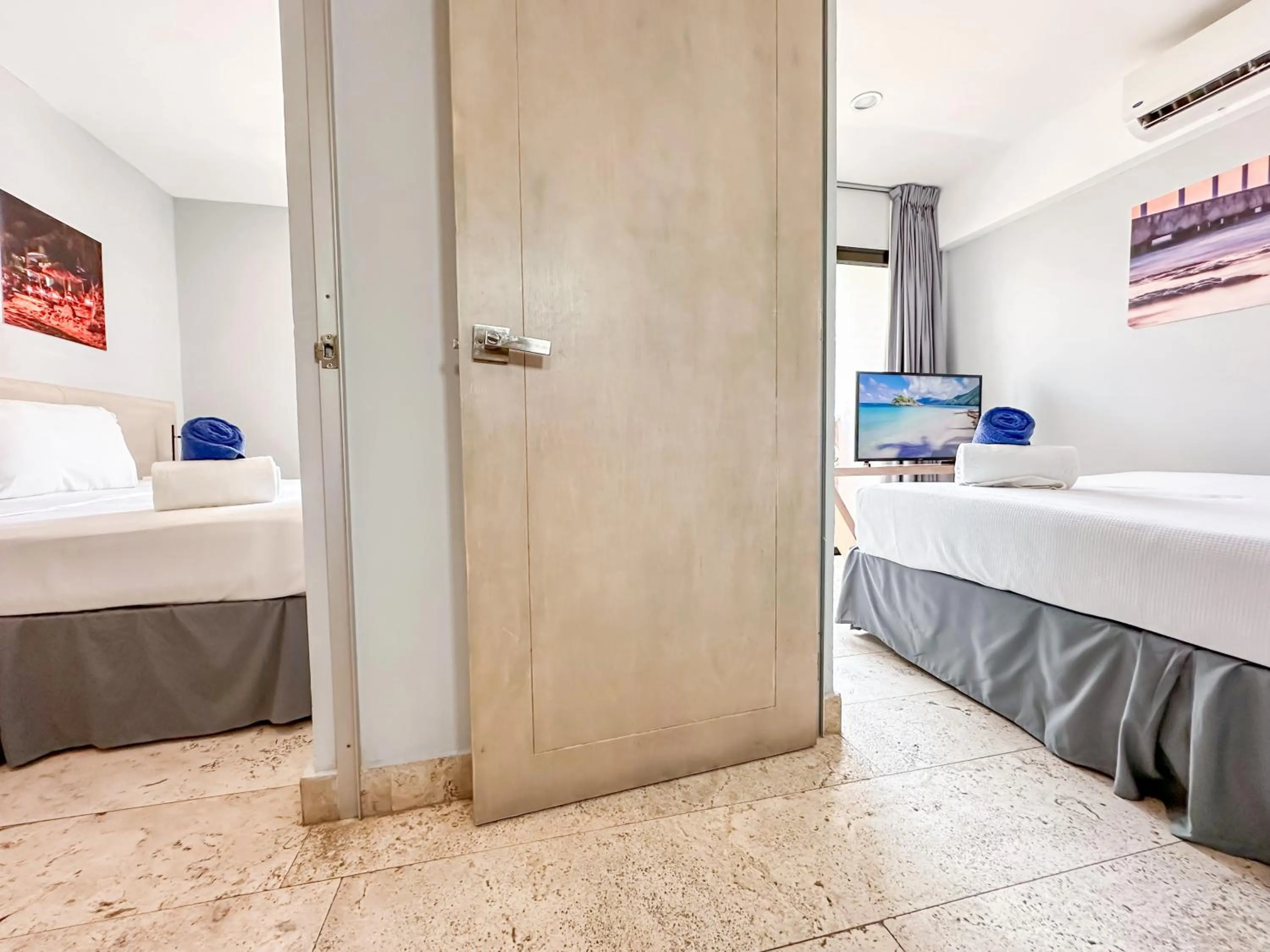 Bed in Hotelito del Mar Playa del Carmen