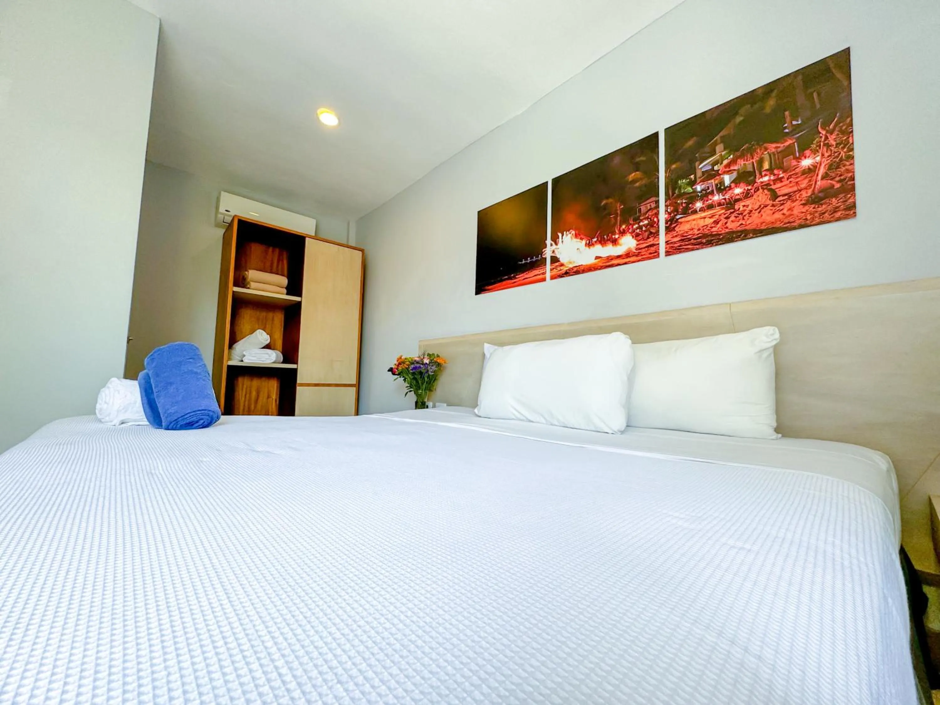 Bed in Hotelito del Mar Playa del Carmen