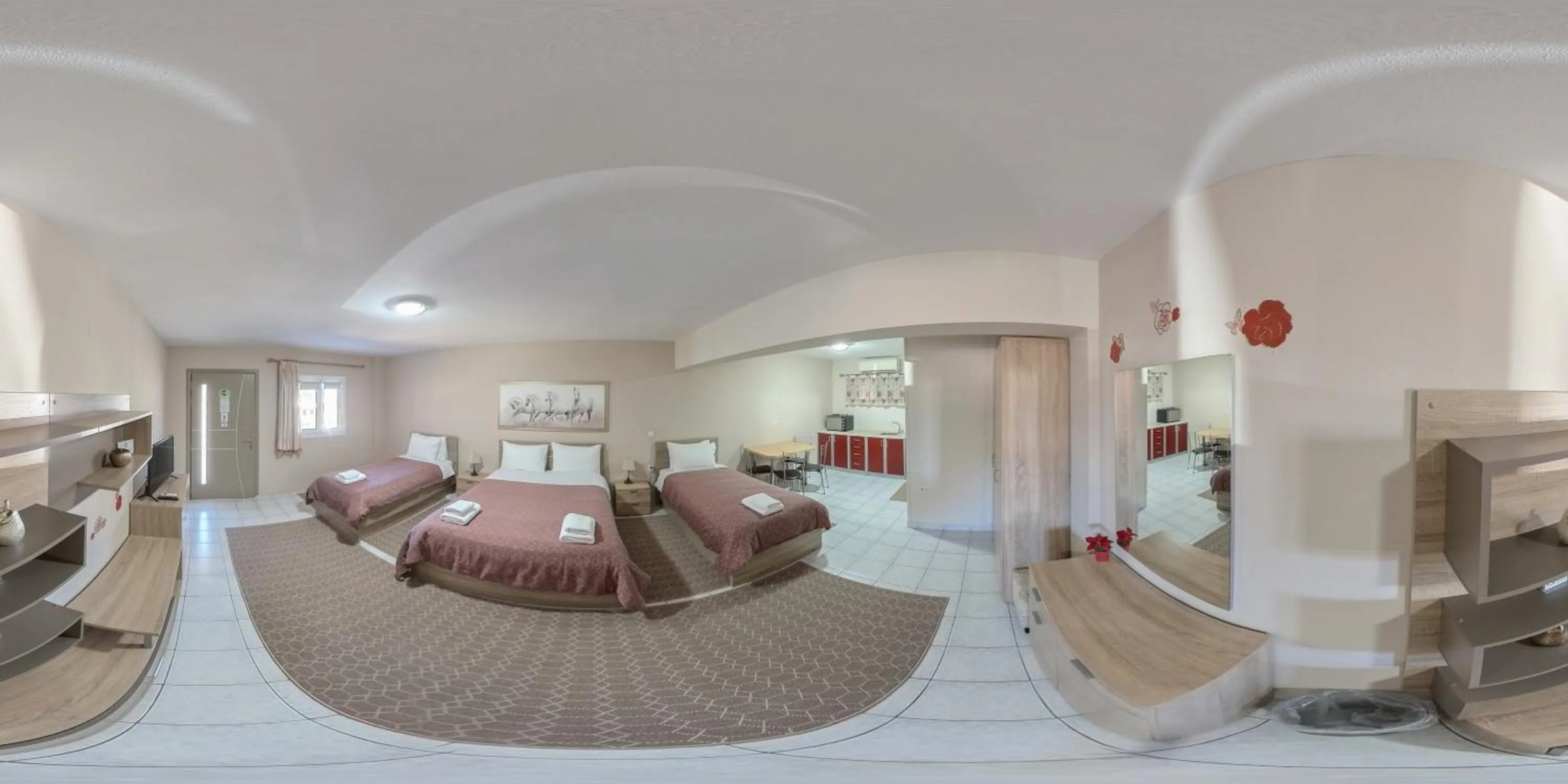 Bed in Hotel Vasilis Nafplio