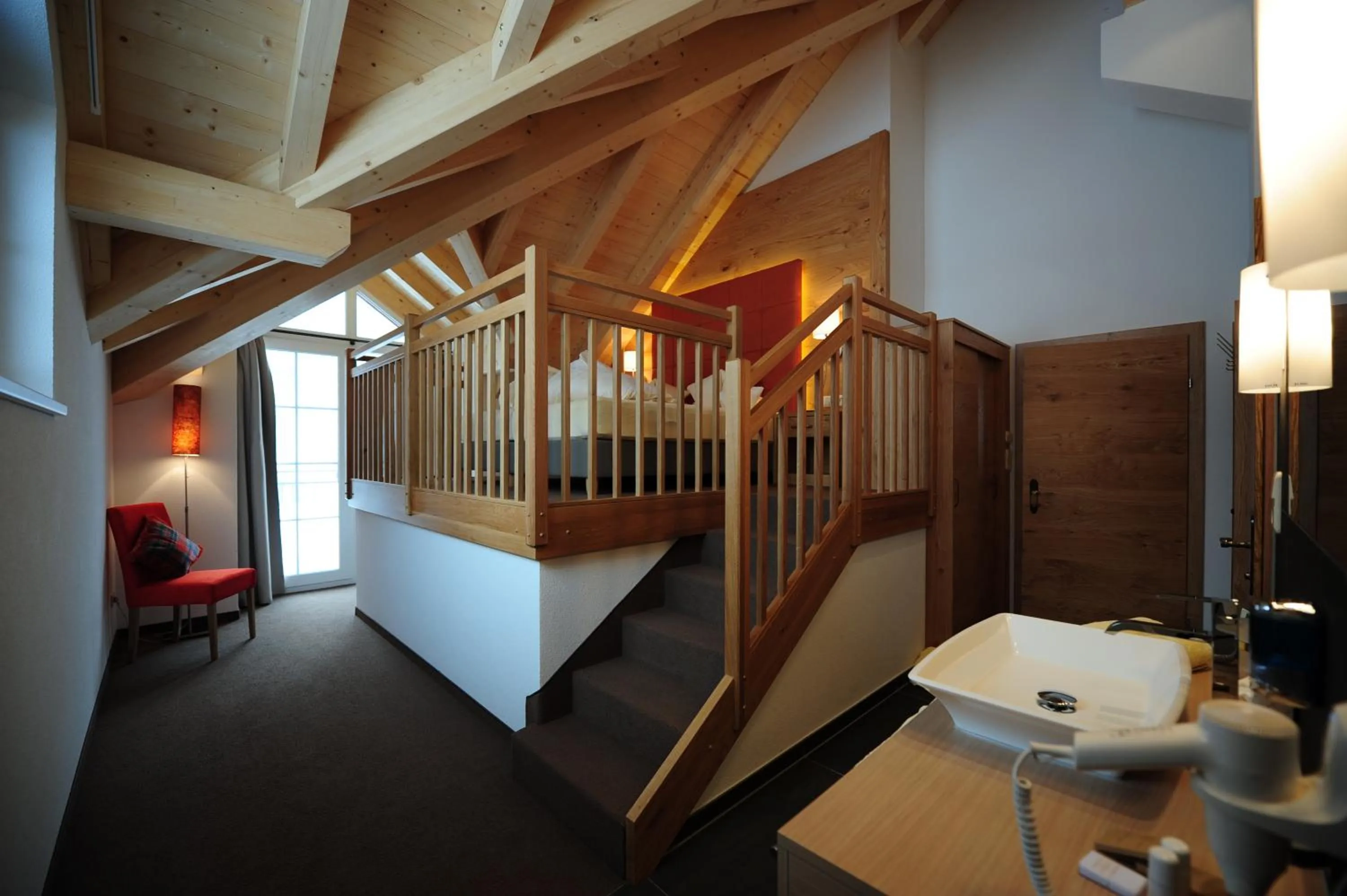 Decorative detail, Bed in Hotel Dorfstadl