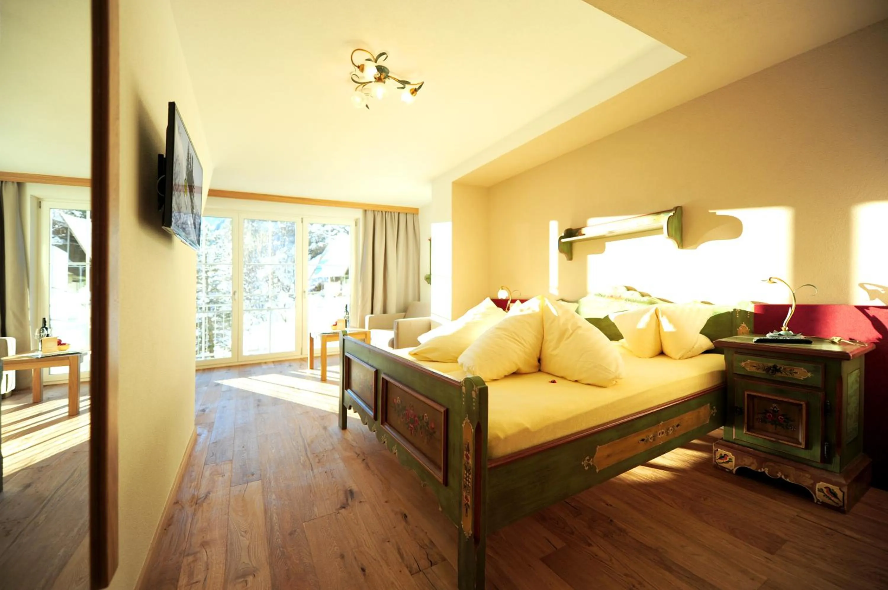 Bedroom, Bed in Hotel Dorfstadl