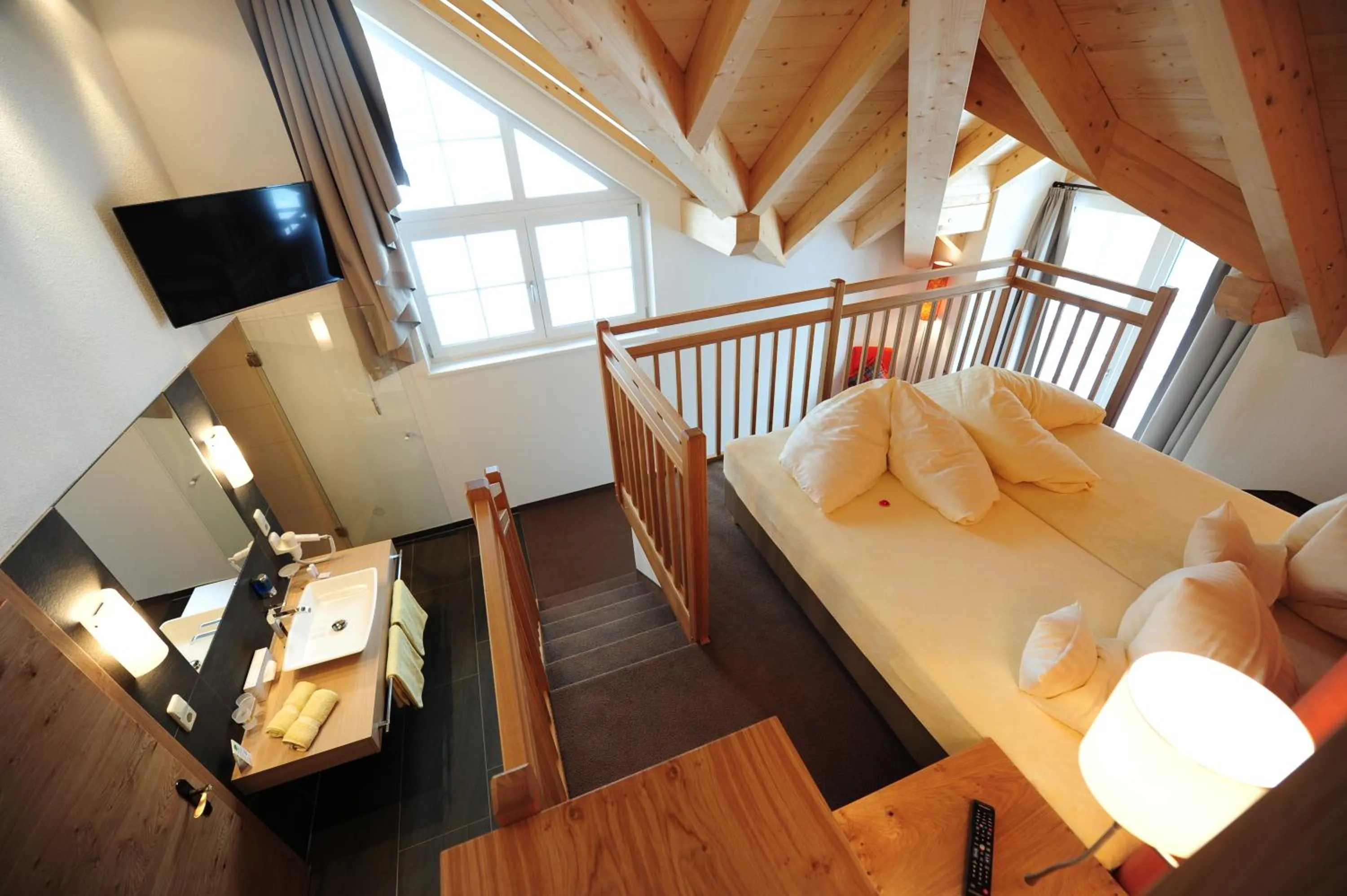 Bed in Hotel Dorfstadl