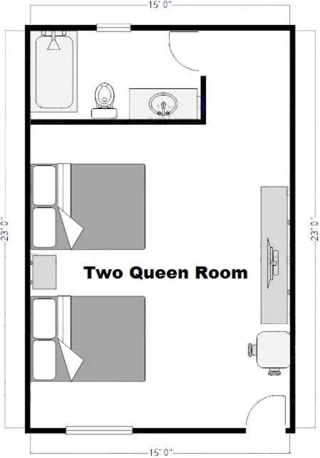 View (from property/room) in City Center Motel