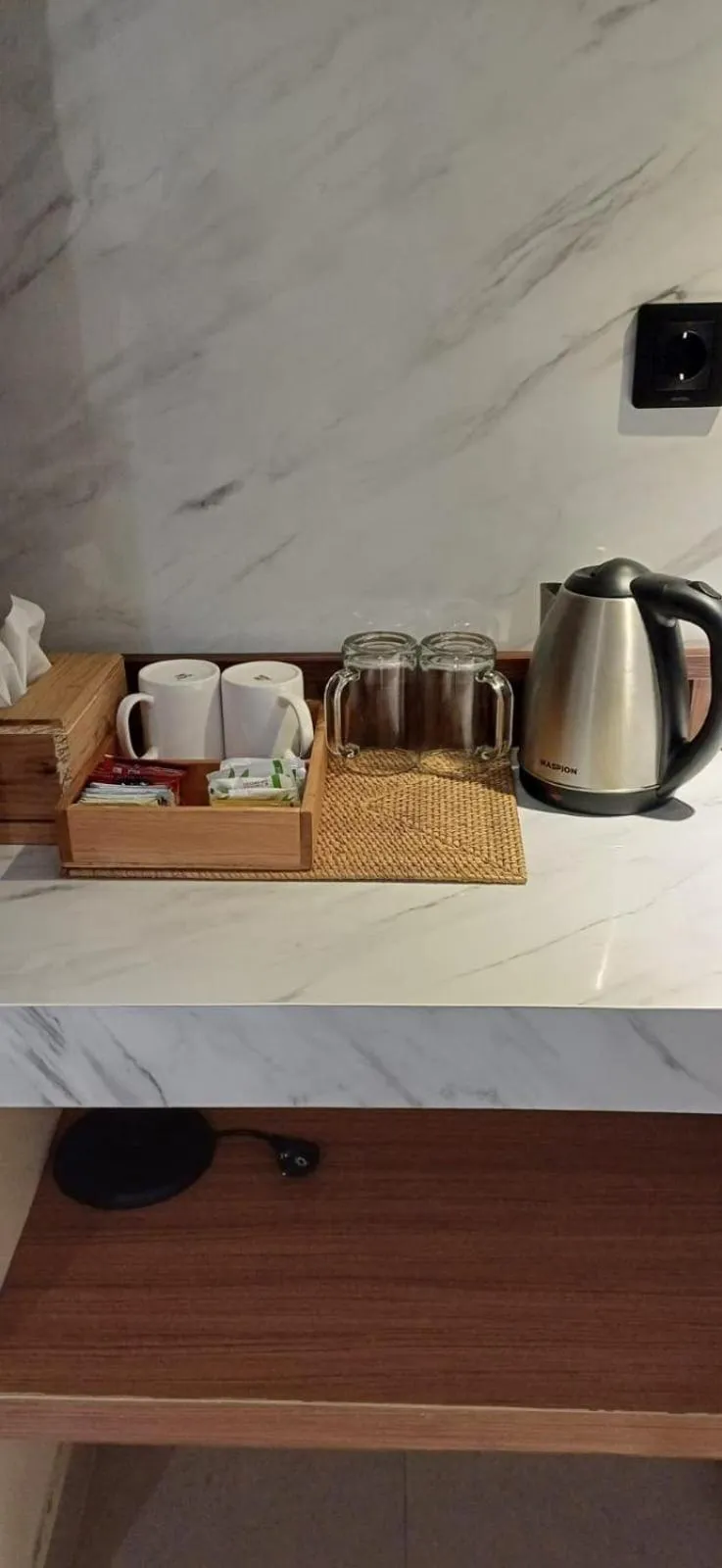 Coffee/tea facilities in Villa Kinagu