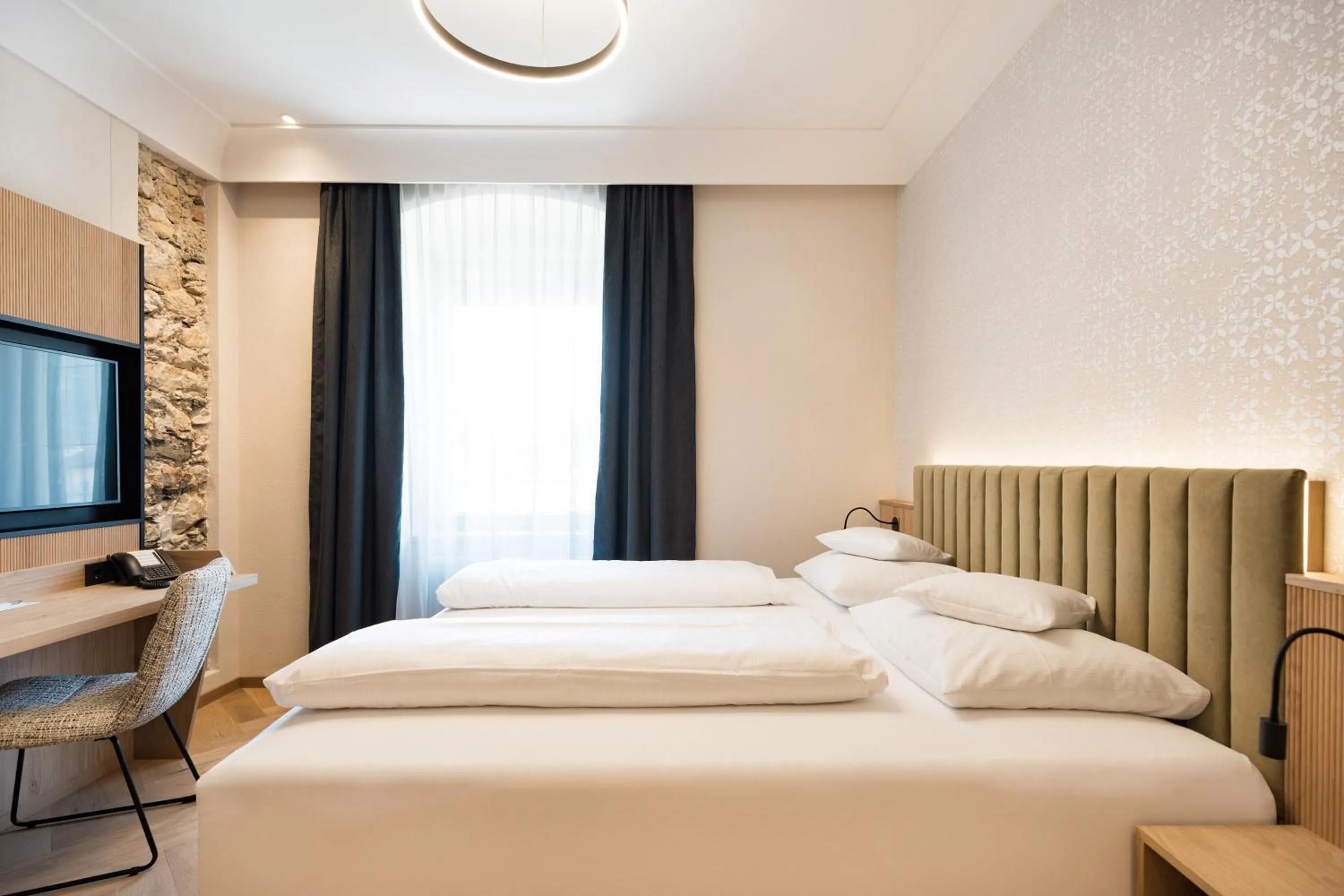 Bed in Gasthof Hotel Post