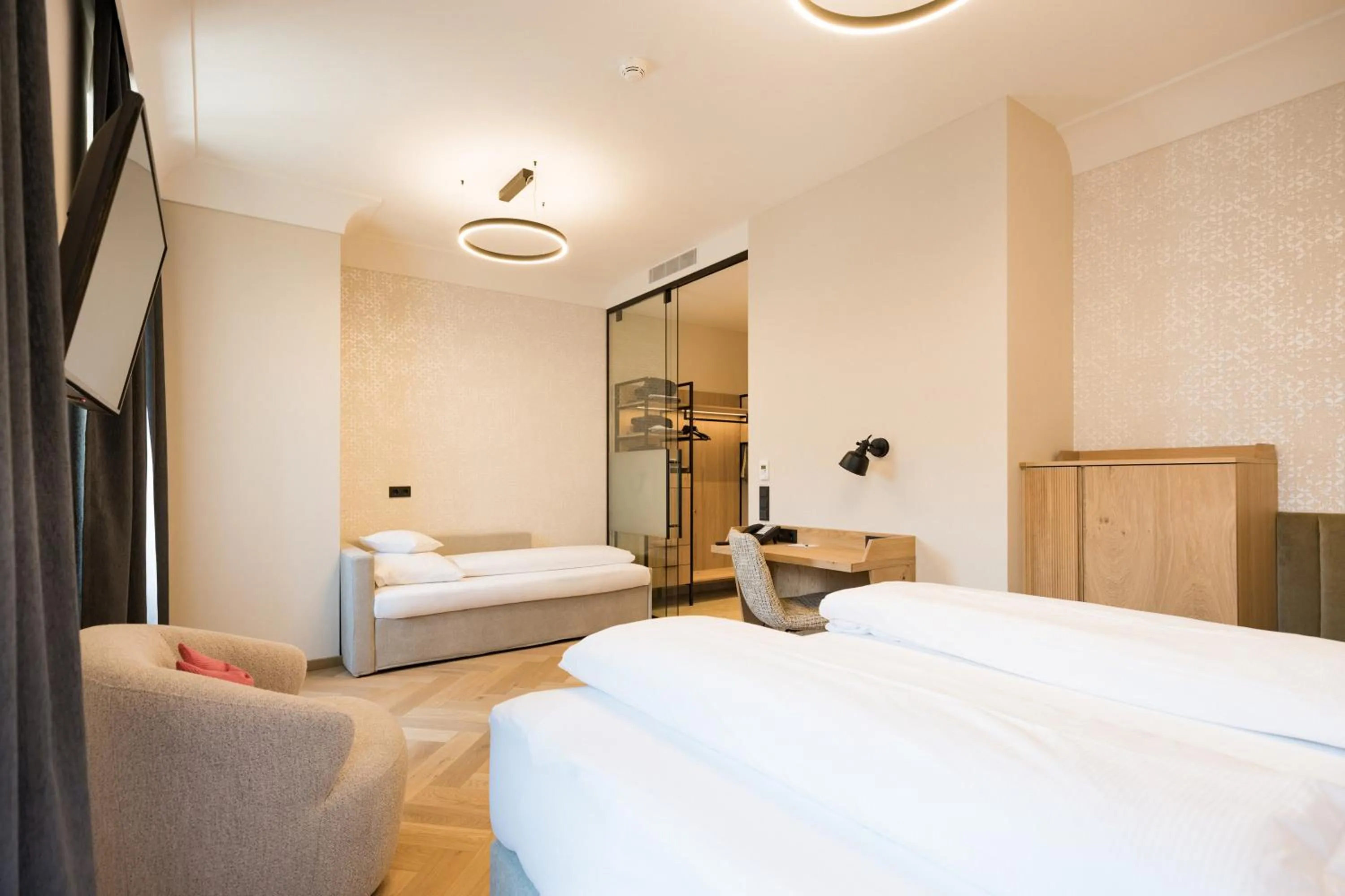 Bed in Gasthof Hotel Post