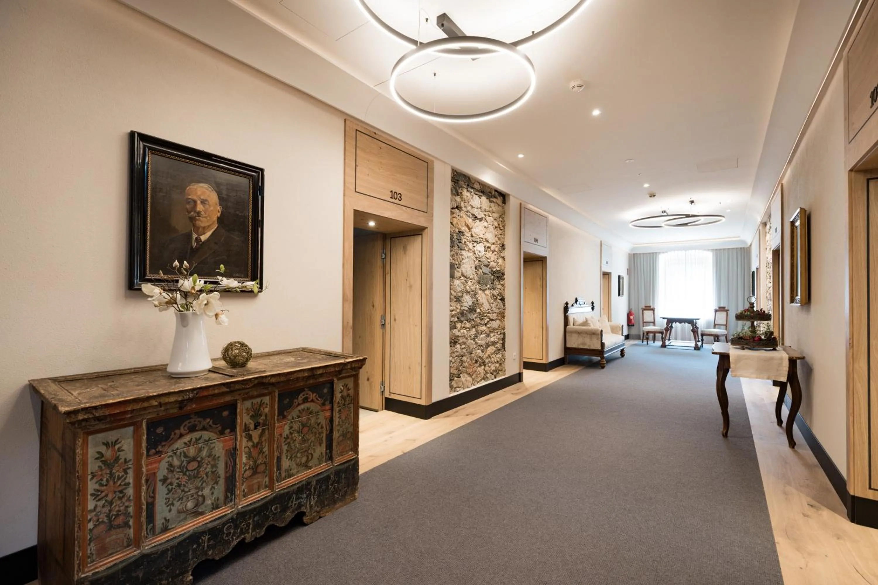 Decorative detail in Gasthof Hotel Post