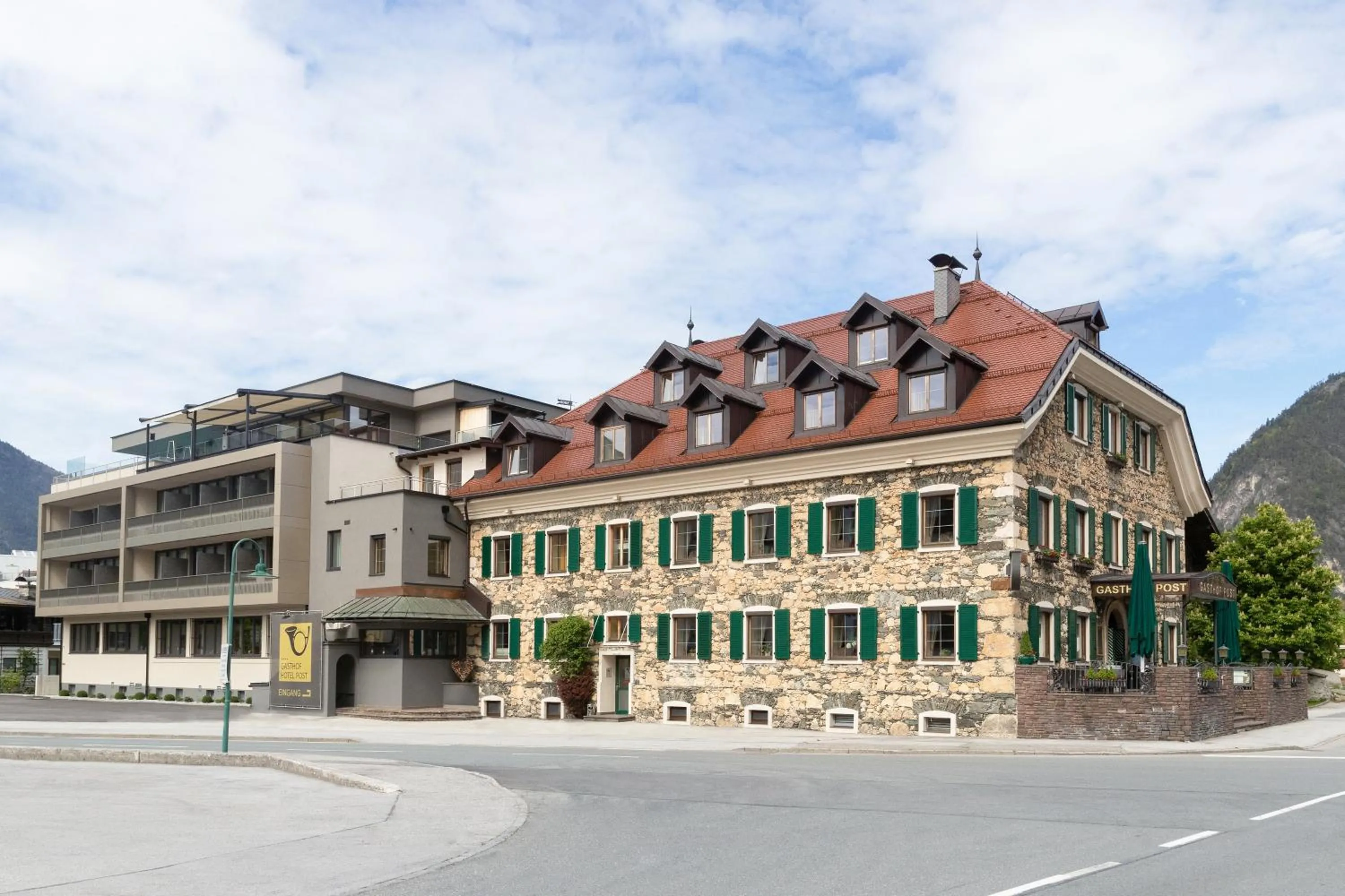 Property building in Gasthof Hotel Post
