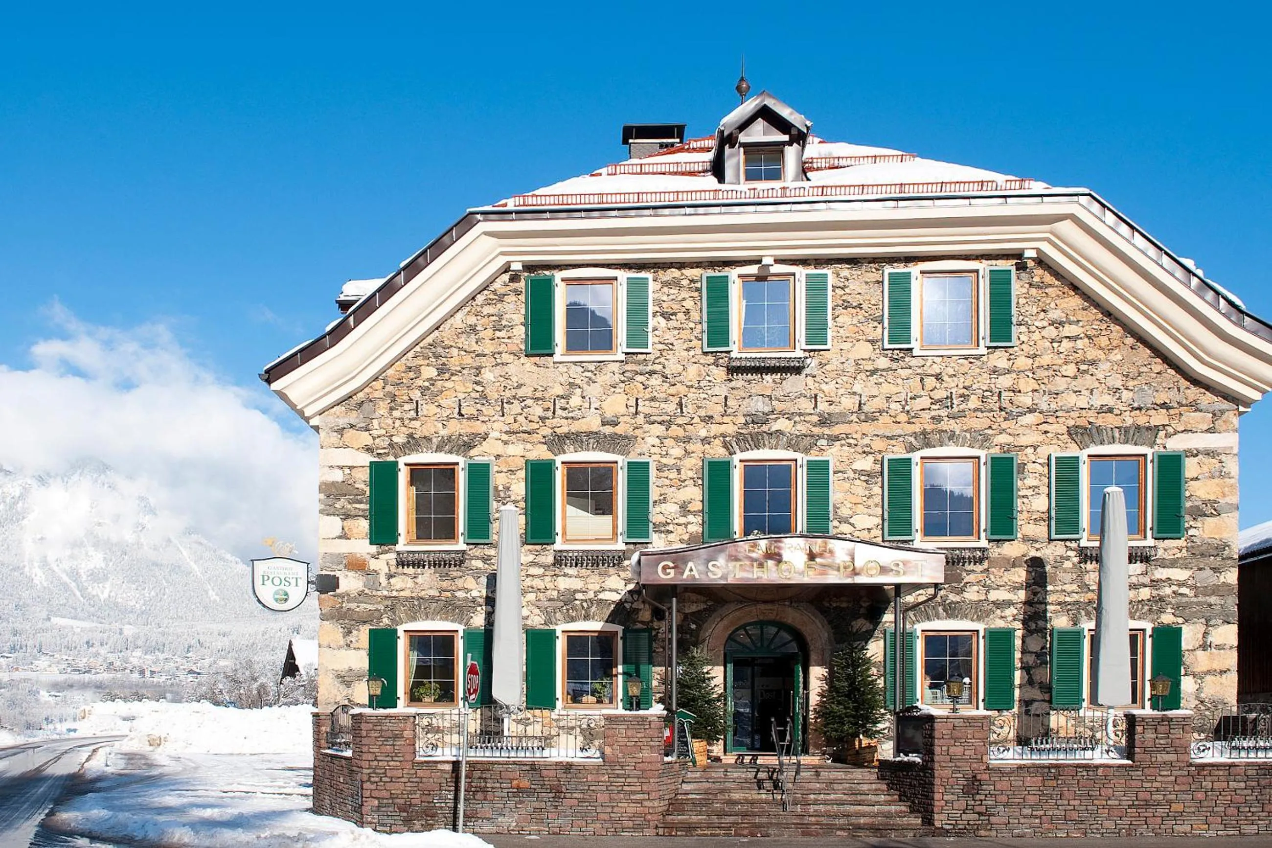 Property building in Gasthof Hotel Post