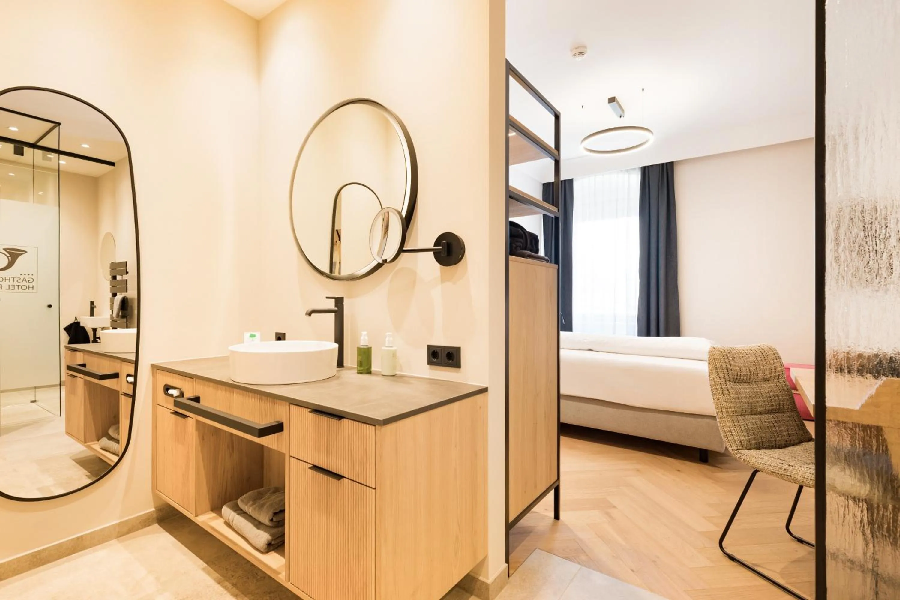 Bed in Gasthof Hotel Post