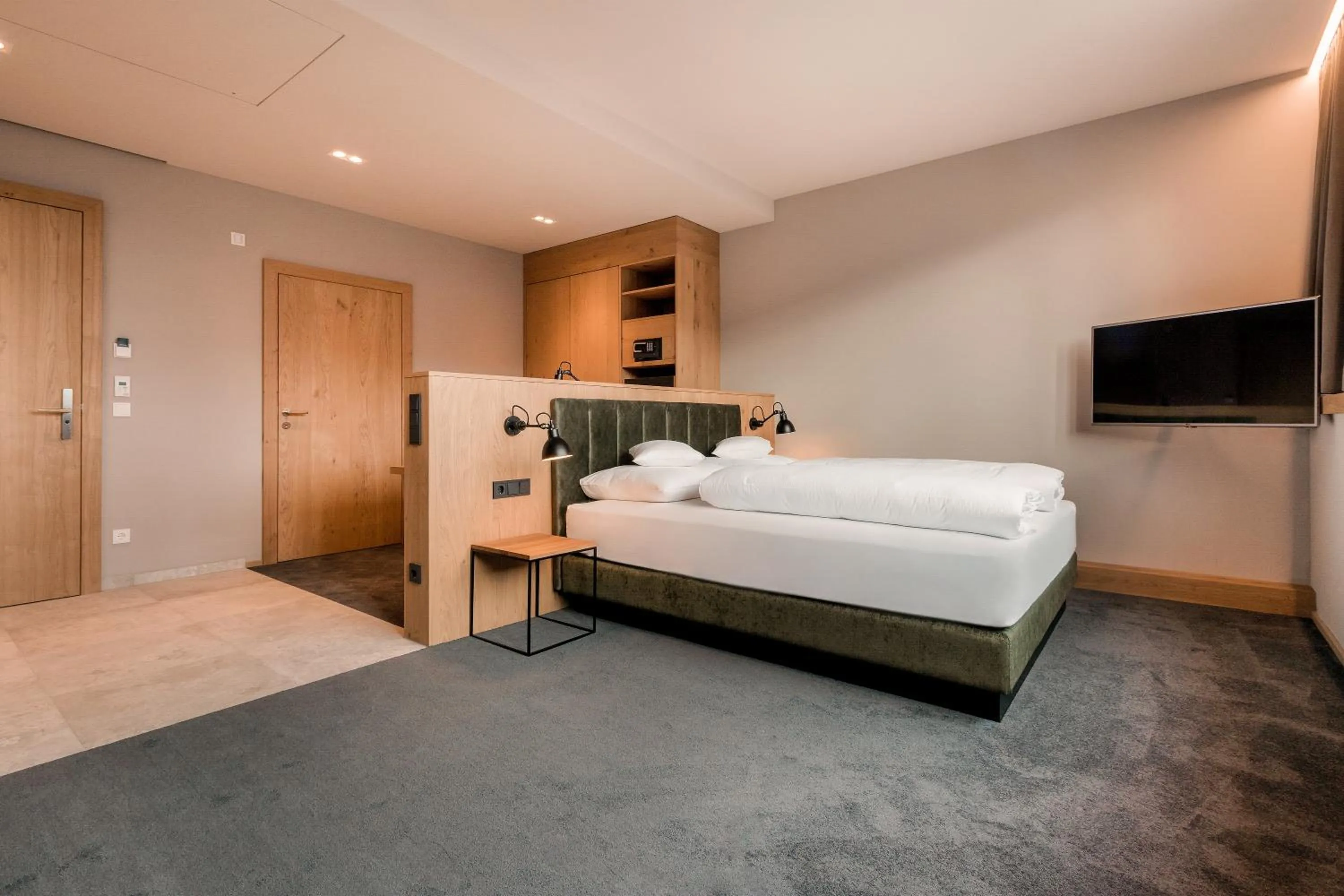 Bed in Gasthof Hotel Post