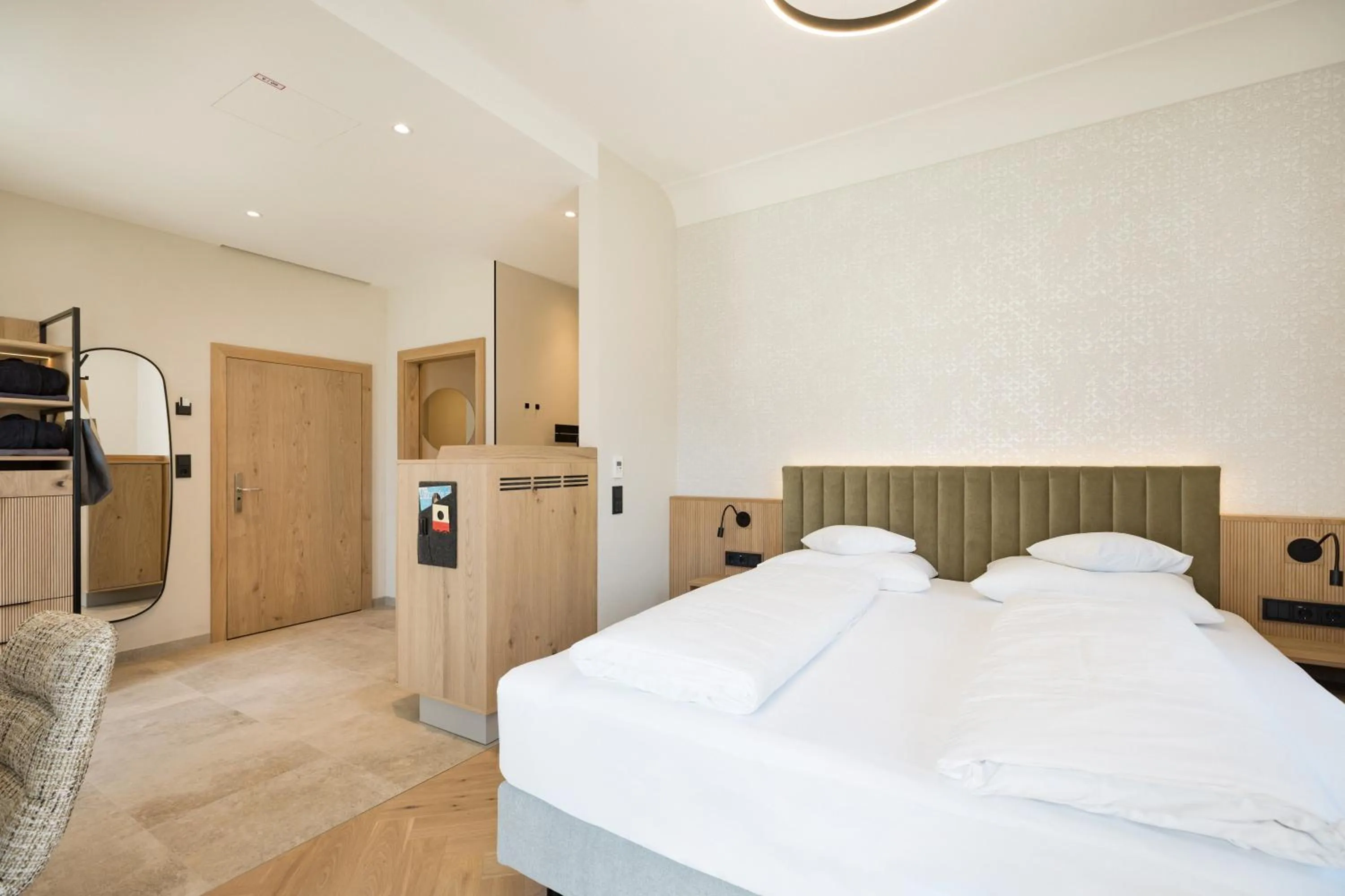 Bed in Gasthof Hotel Post