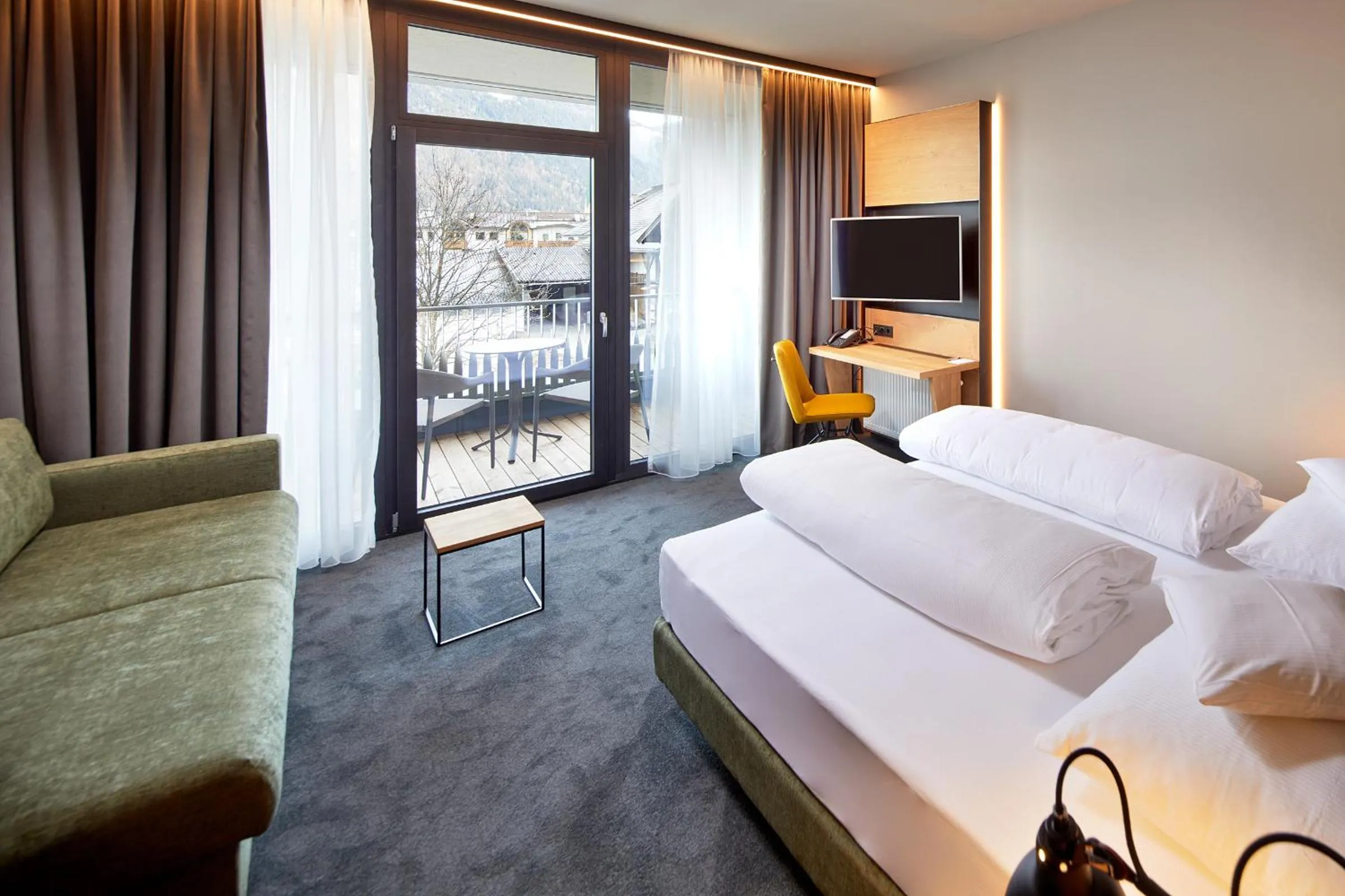 Bed in Gasthof Hotel Post