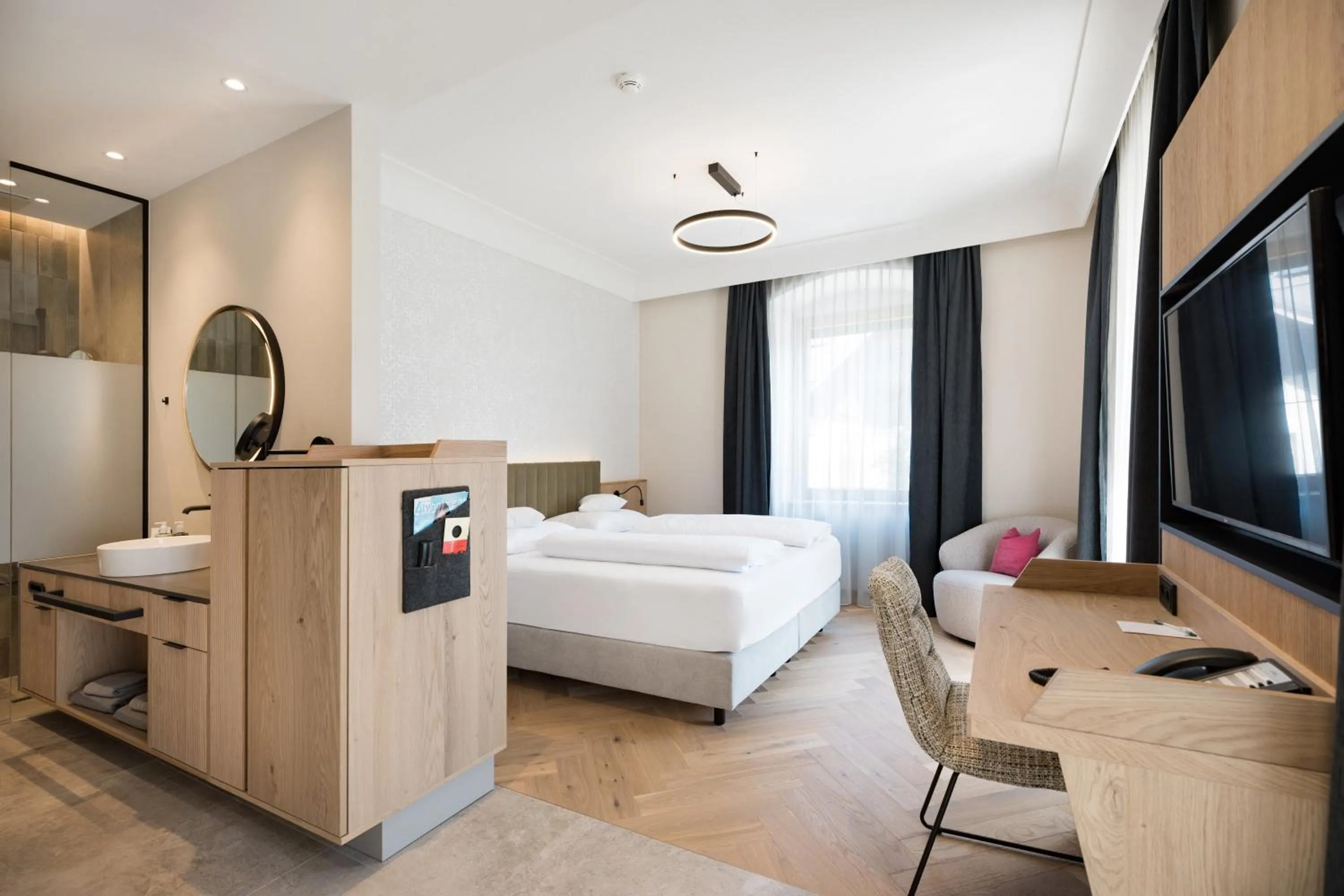 Bed in Gasthof Hotel Post