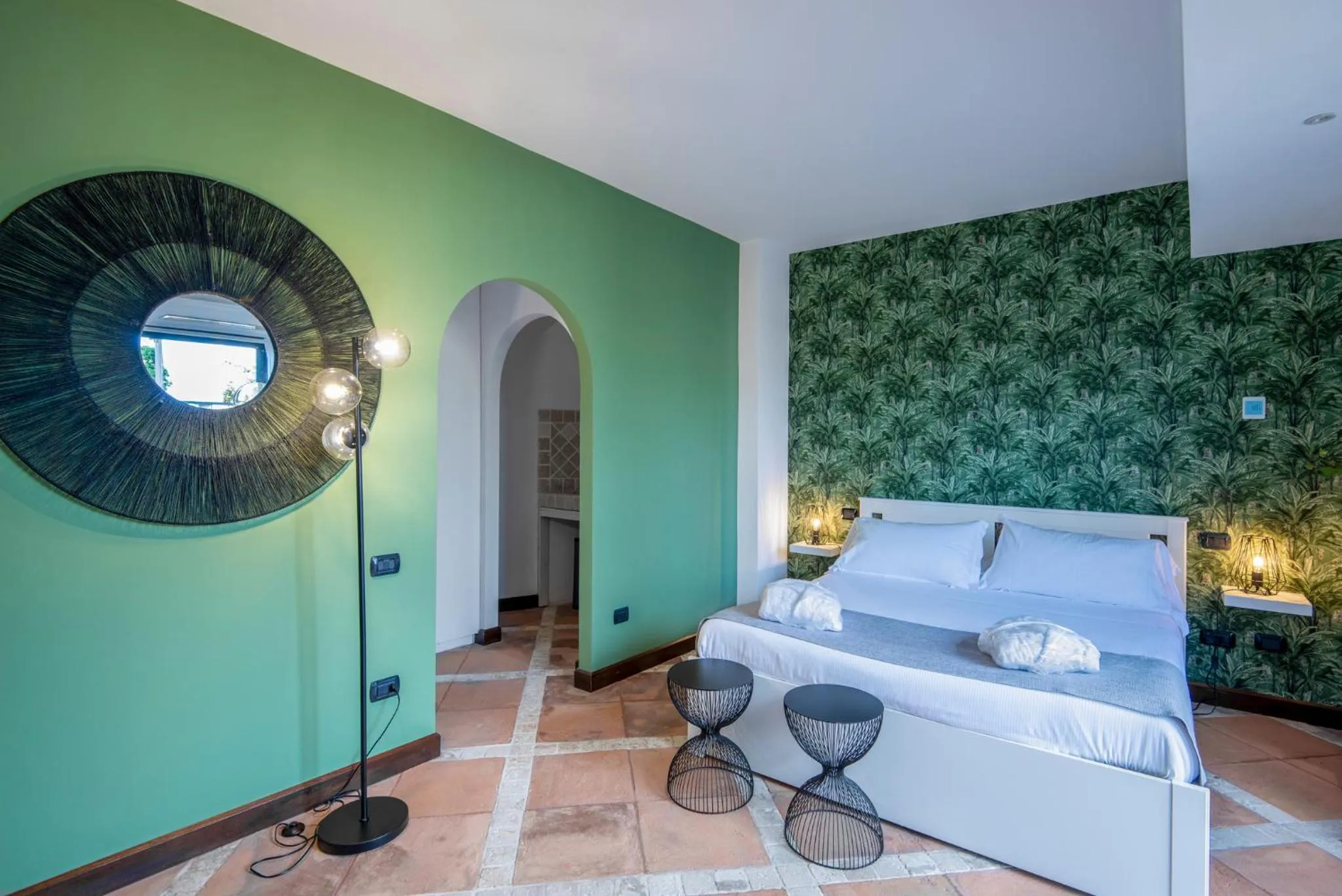 Bedroom, Bed in La Locanda Del Pontefice - Luxury Country House