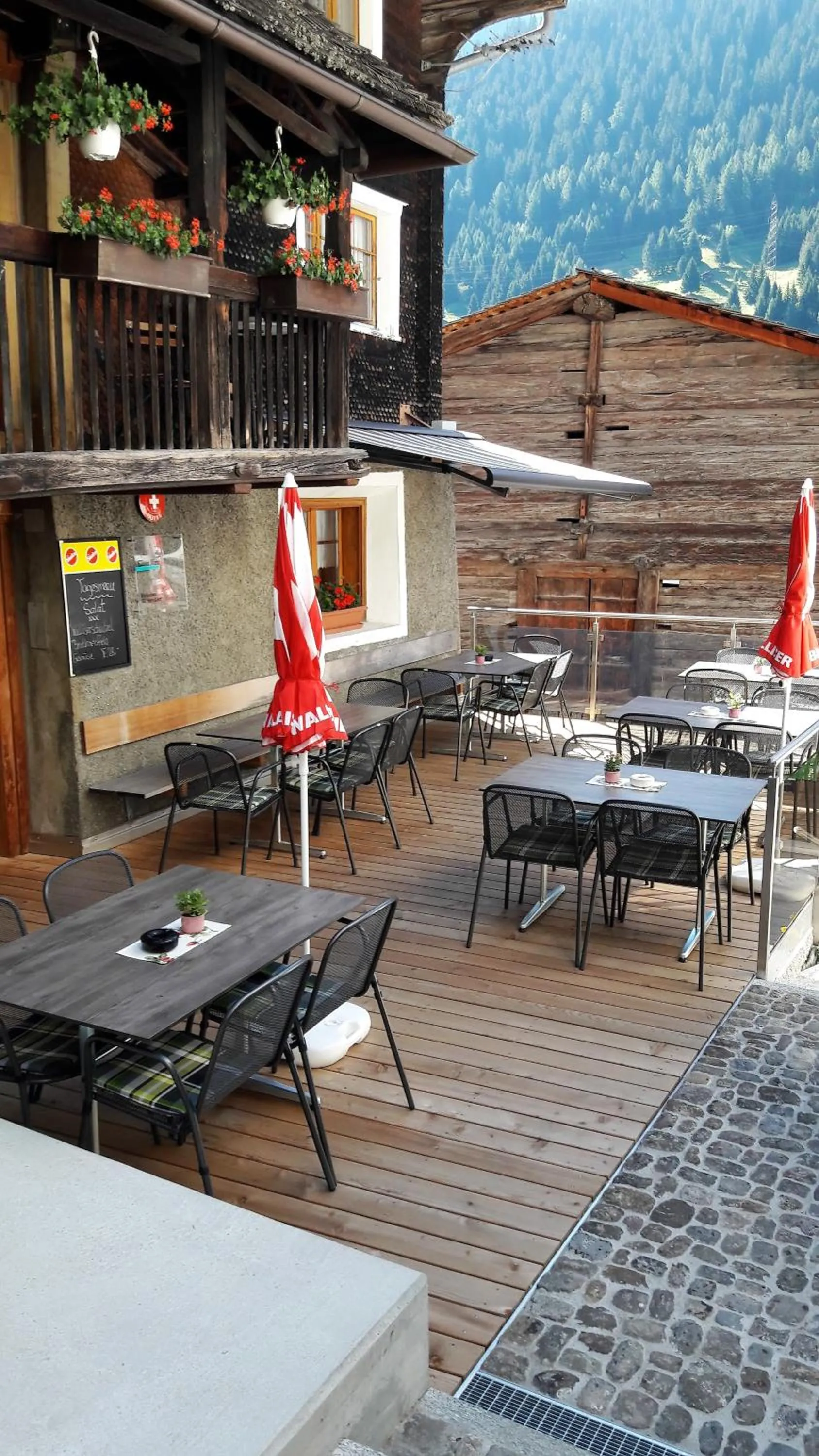 Balcony/Terrace in Hotel-Restaurant Drei Tannen