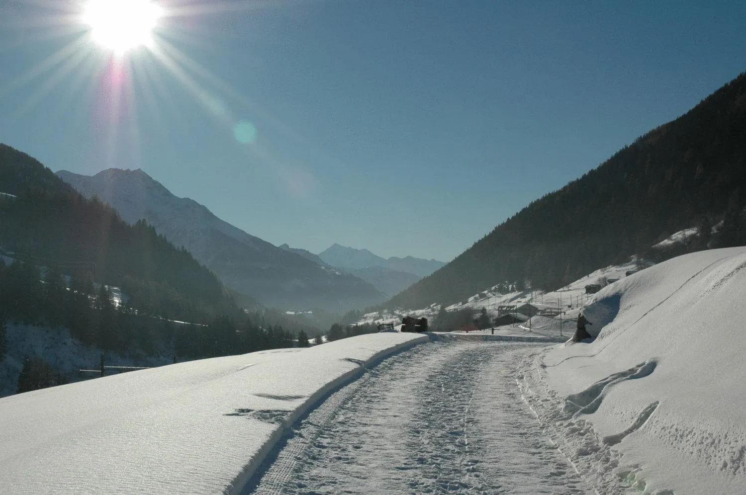 Natural landscape in Hotel-Restaurant Drei Tannen
