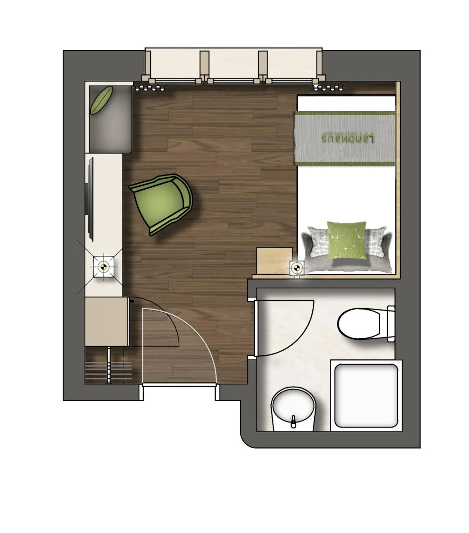 Photo of the whole room, Bed in Hotel Landhaus